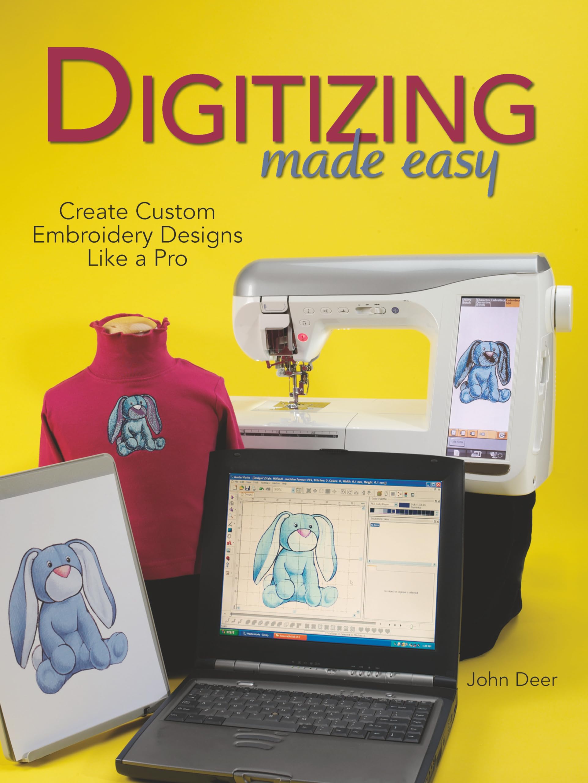 Digitizing Made Easy: Create Custom Embroidery Designs Like a Pro,Used