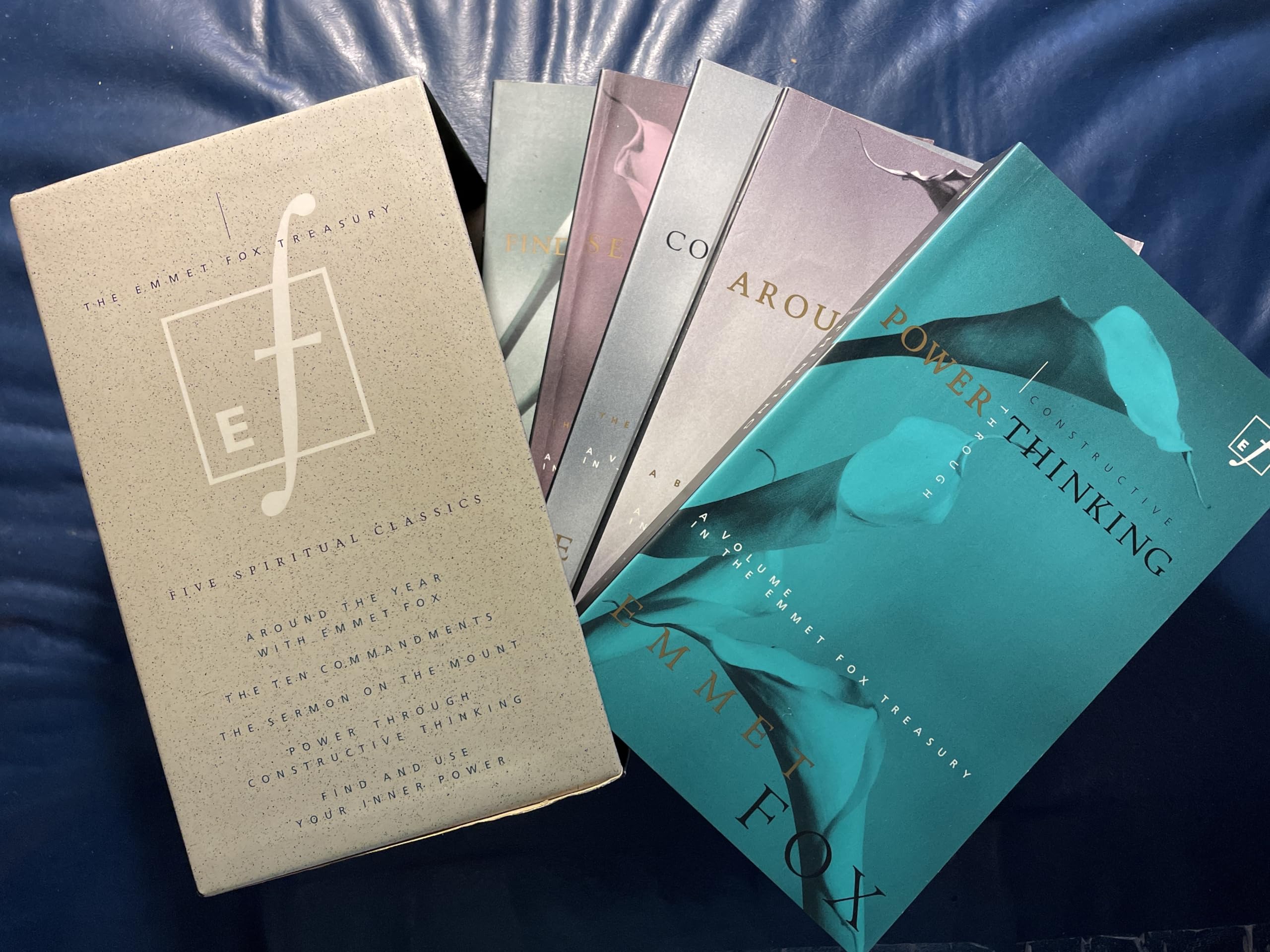 The Emmet Fox Treasuryfive Spiritual Classics: Around The Year With Emmet Fox, Find & Use Your Inner Power, The Ten Commandmen,Used