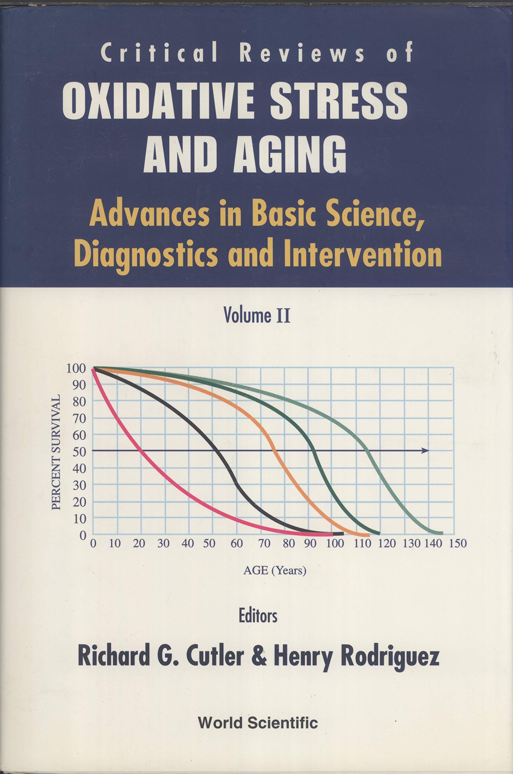 CRITICAL REVIEWS OF OXIDATIVE STRESS AND AGING: ADVANCES IN BASIC SCIENCE, DIAGNOSTICS AND INTERVENTION (IN 2 VOLUMES),Used