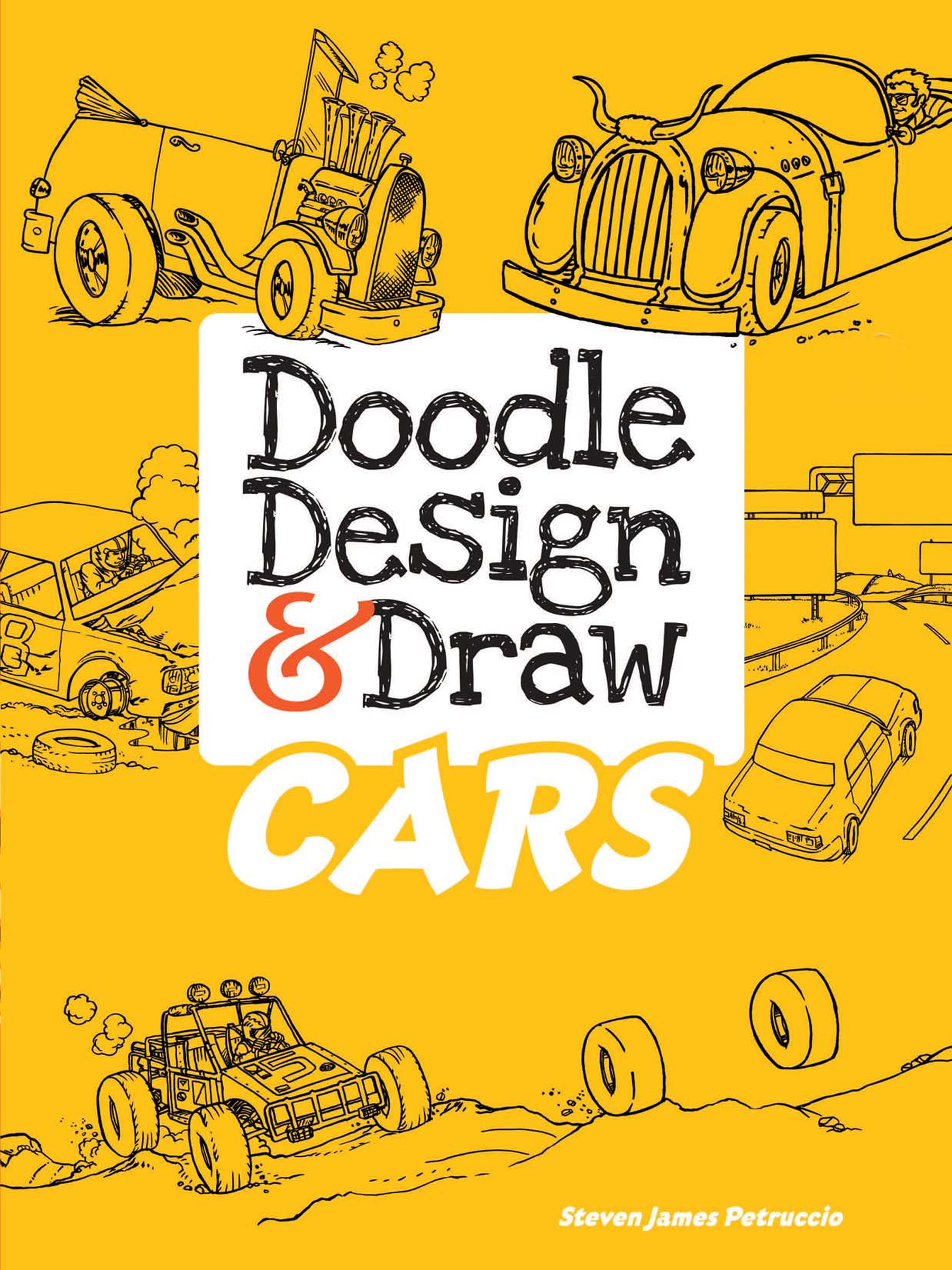 Doodle Design & Draw CARS (Dover Doodle Books),Used