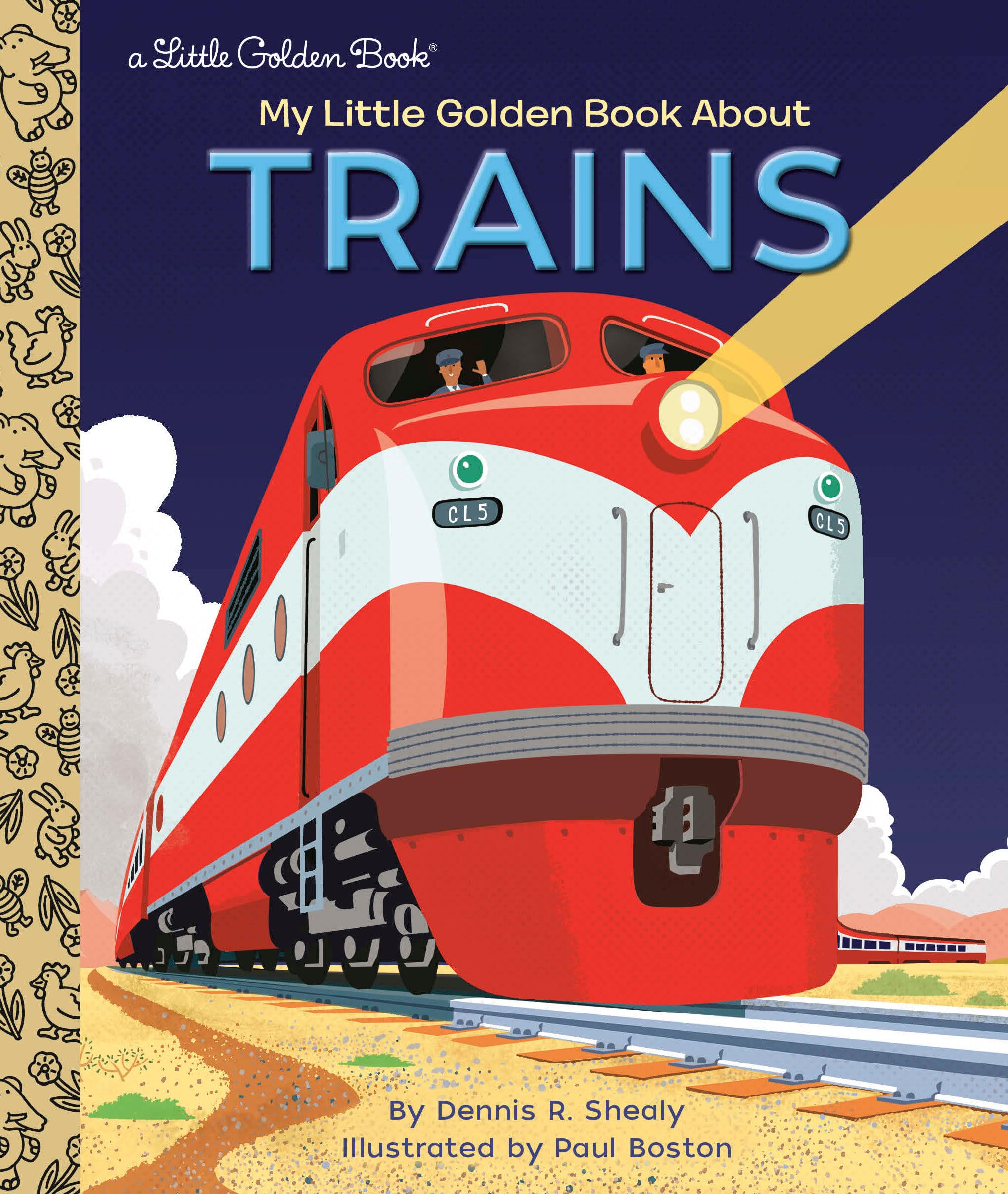 My Little Golden Book About Trains,Used
