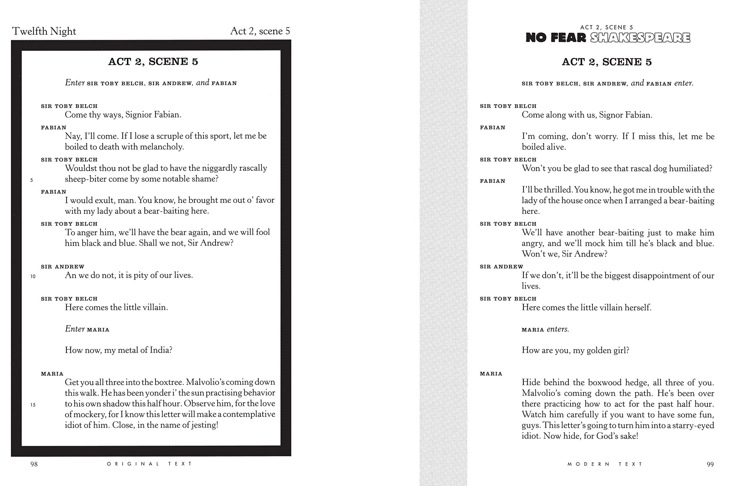 Twelfth Night (No Fear Shakespeare) (Volume 8),Used