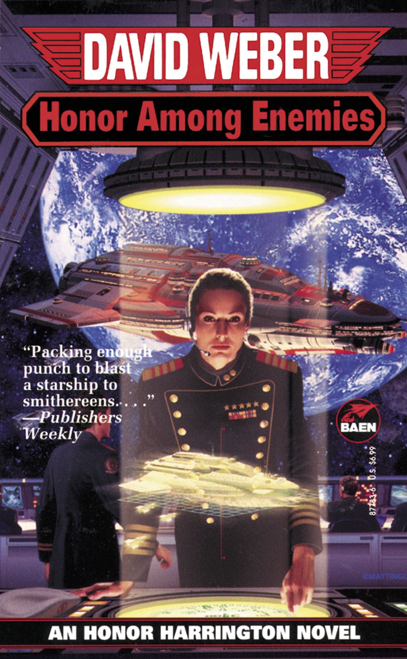 Honor Among Enemies (Honor Harrington #6)-used