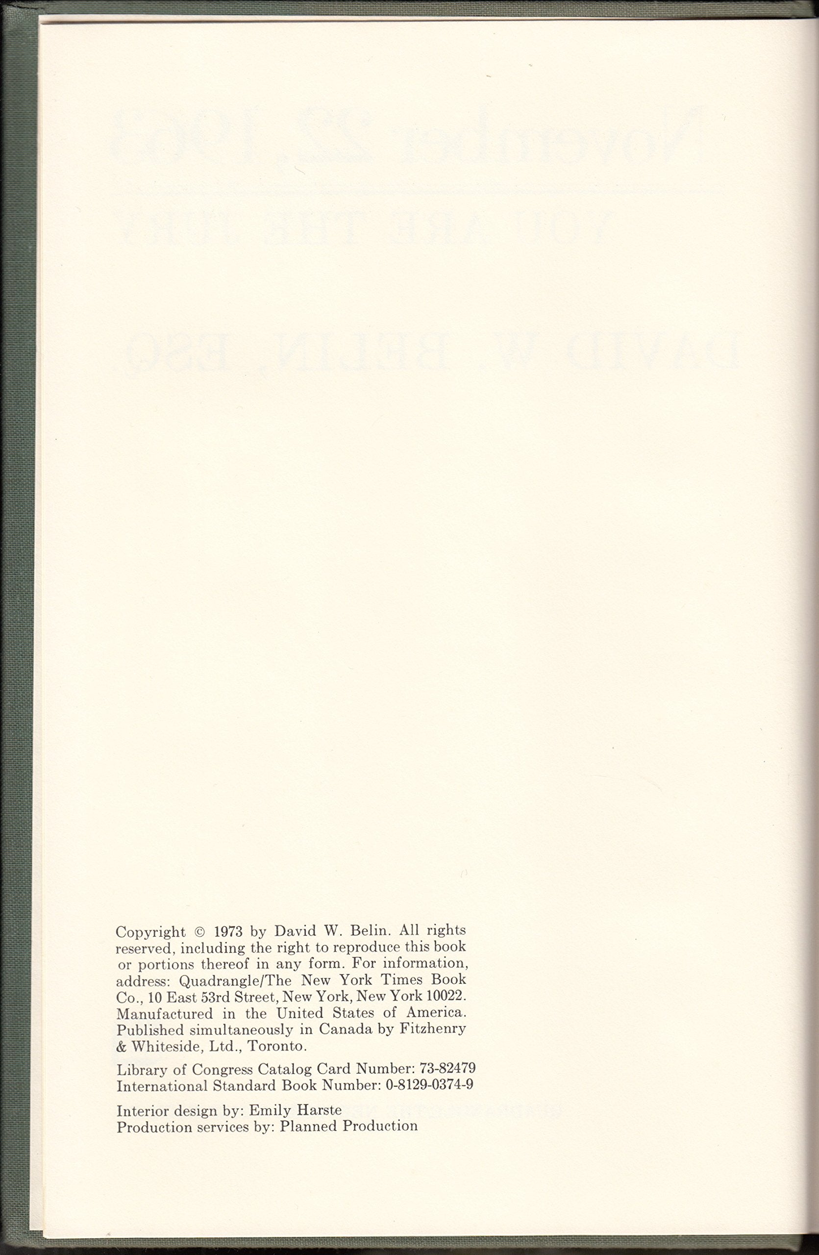 November 22, 1963: You Are the Jury,Used