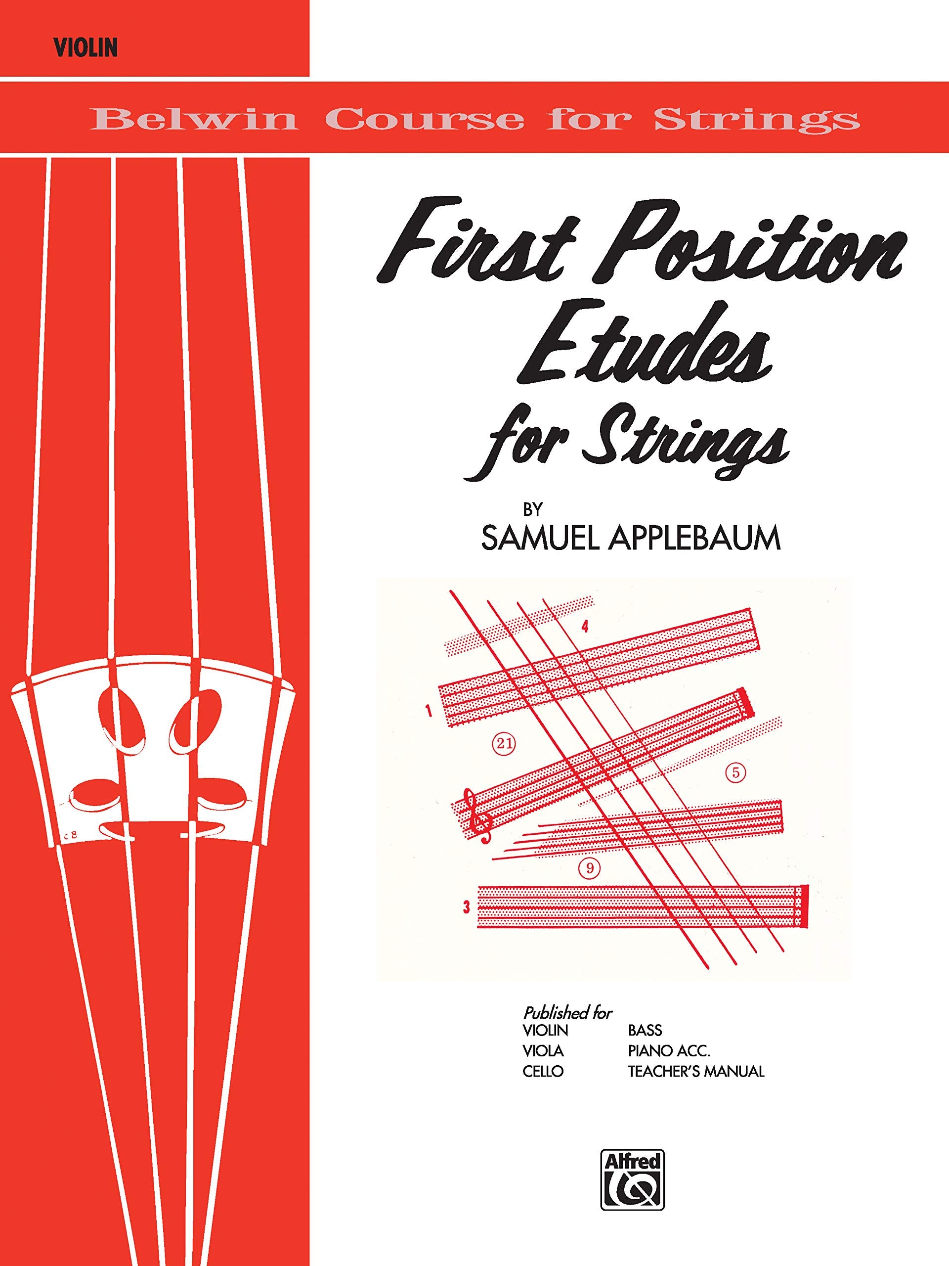 First Position Etudes for Strings: Violin (Belwin Course for Strings),Used