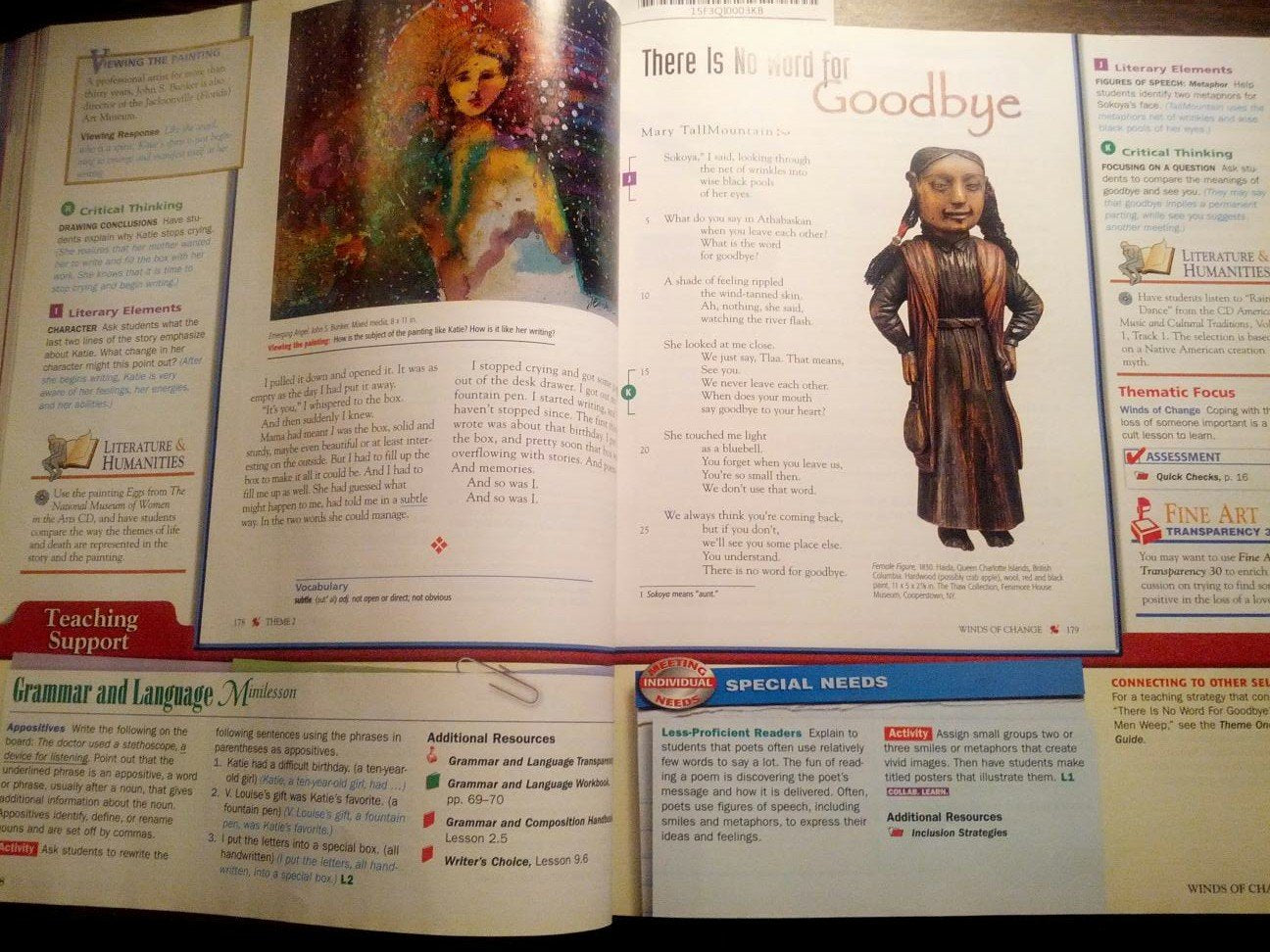 Glencoe Literature The Readers Choice, Course 2, Grade 7: Teacher Wraparound Edition,Used