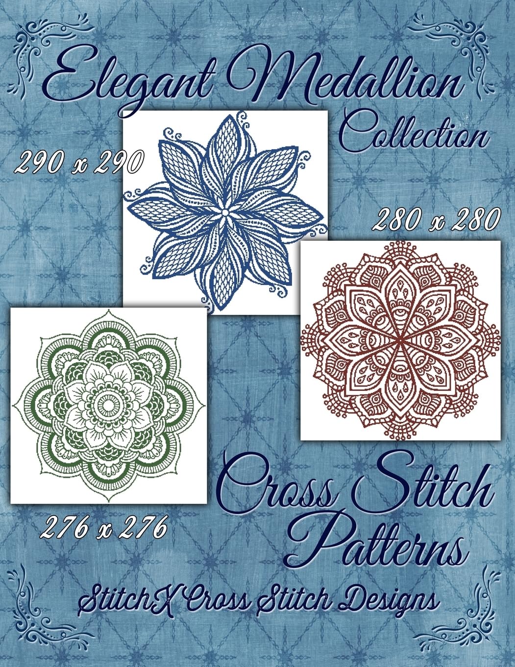 Elegant Medallion Collection Cross Stitch Patterns,Used