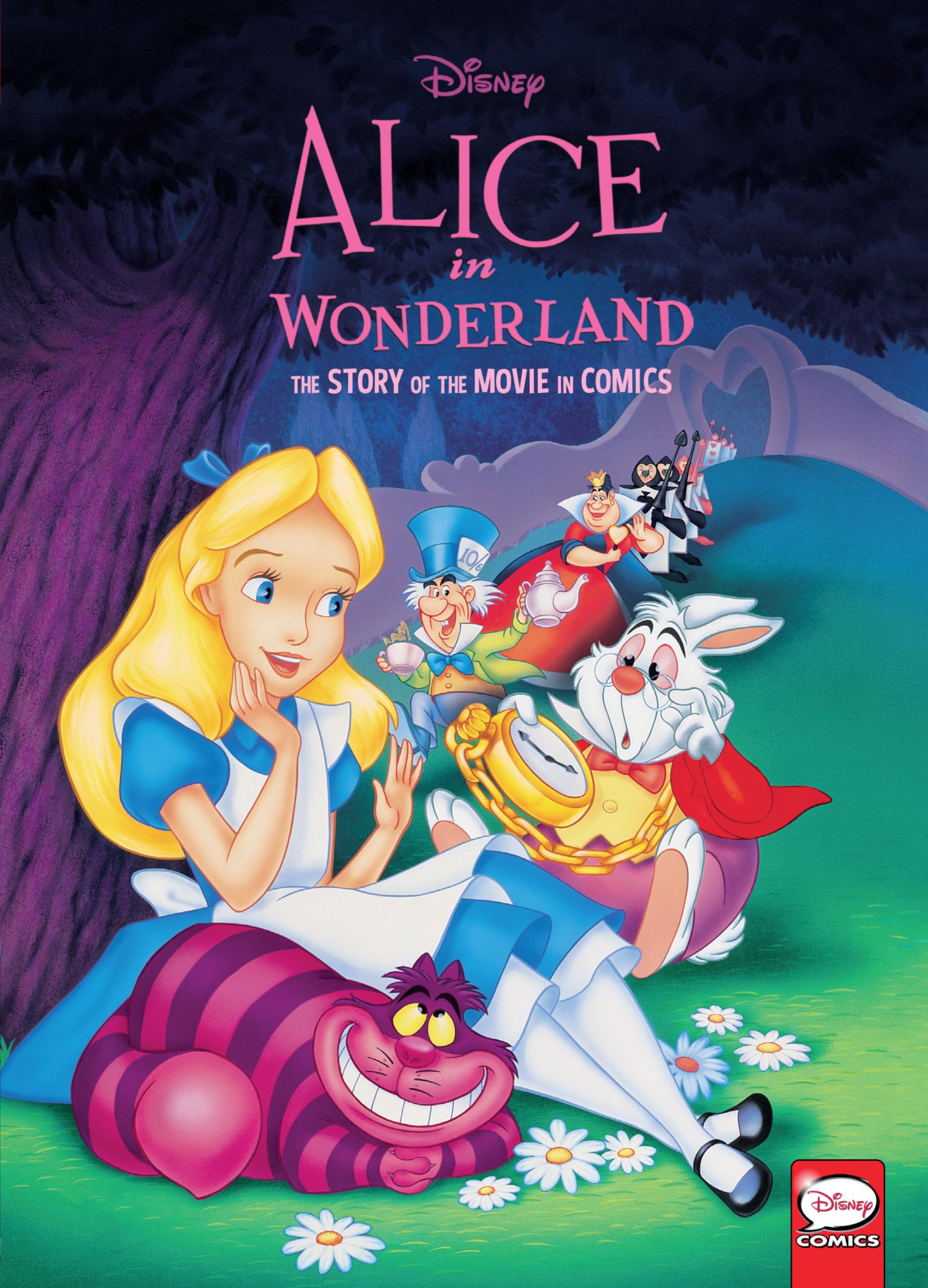 Disney Alice in Wonderland: The Story of the Movie in Comics,New