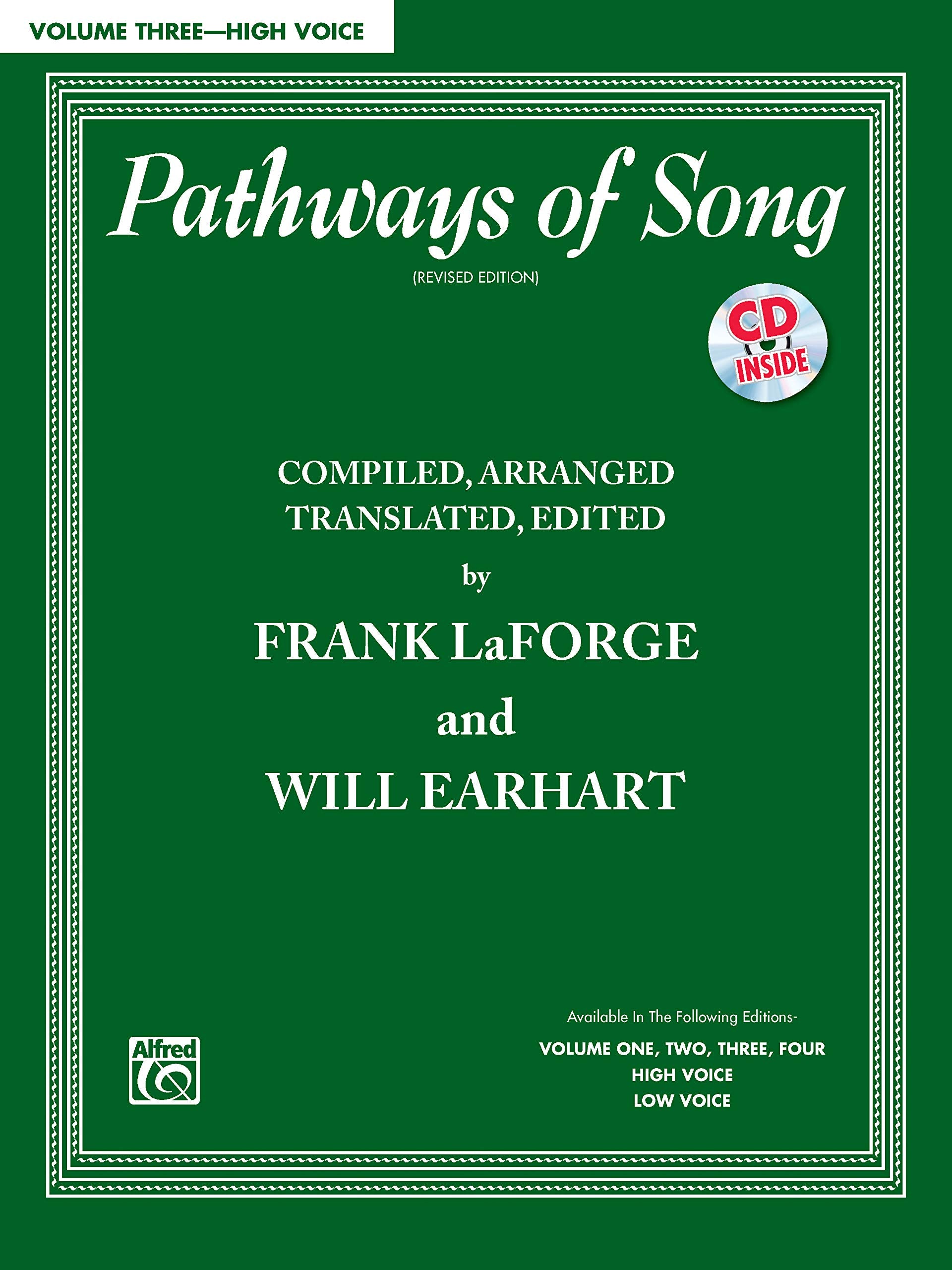 Pathways of Song, Vol 3: High Voice, Book & CD (Pathways of Song Series, Vol 3),Used