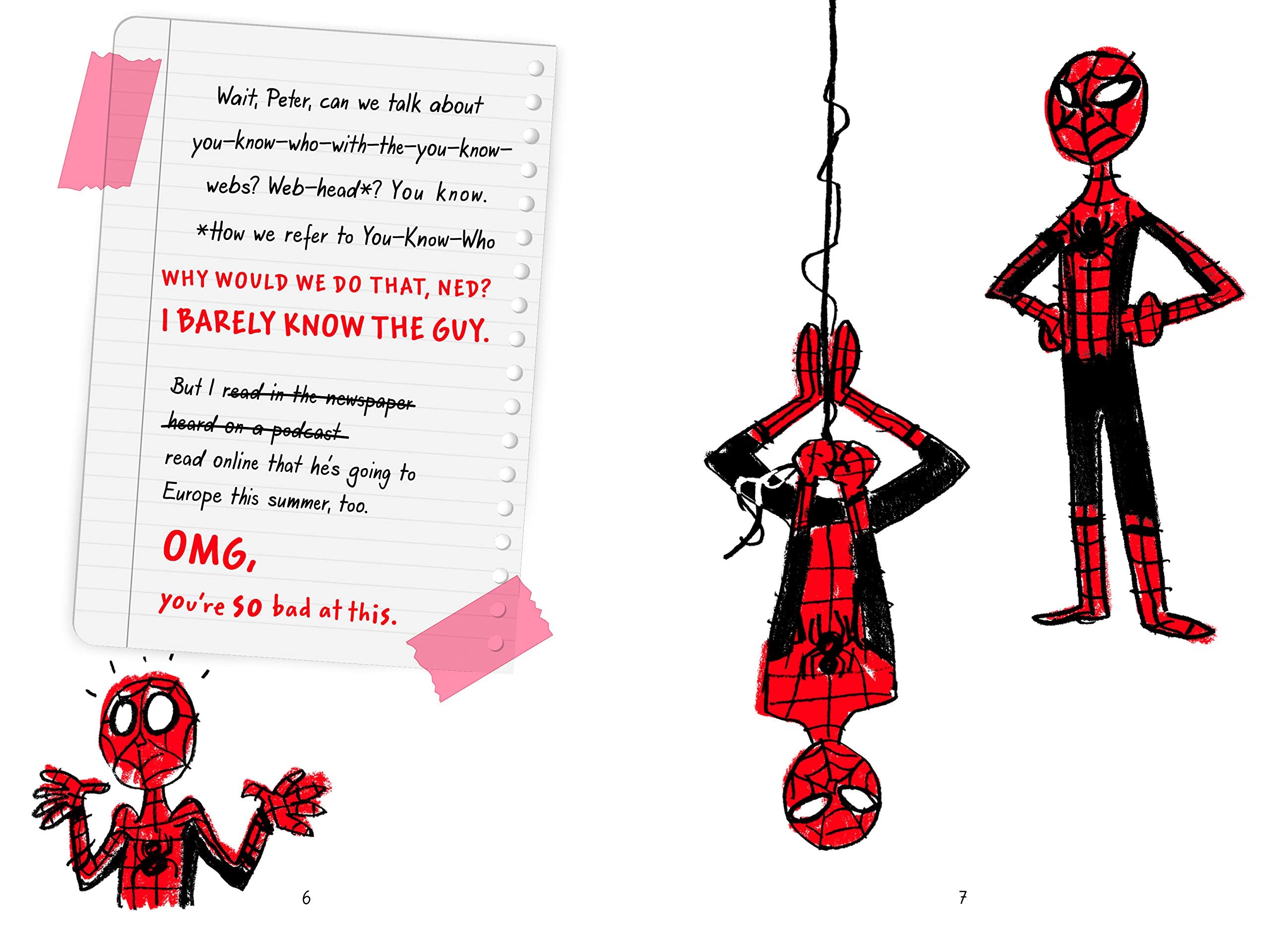 SpiderMan: Far From Home: Peter and Ned's Ultimate Travel Journal,Used