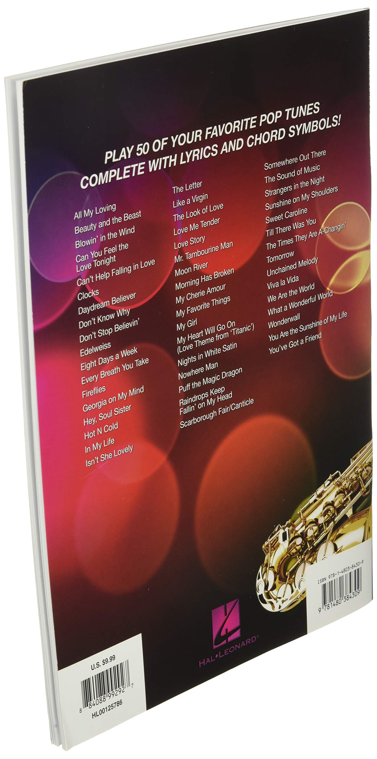 Easy Pop Melodies: for Alto Sax,New