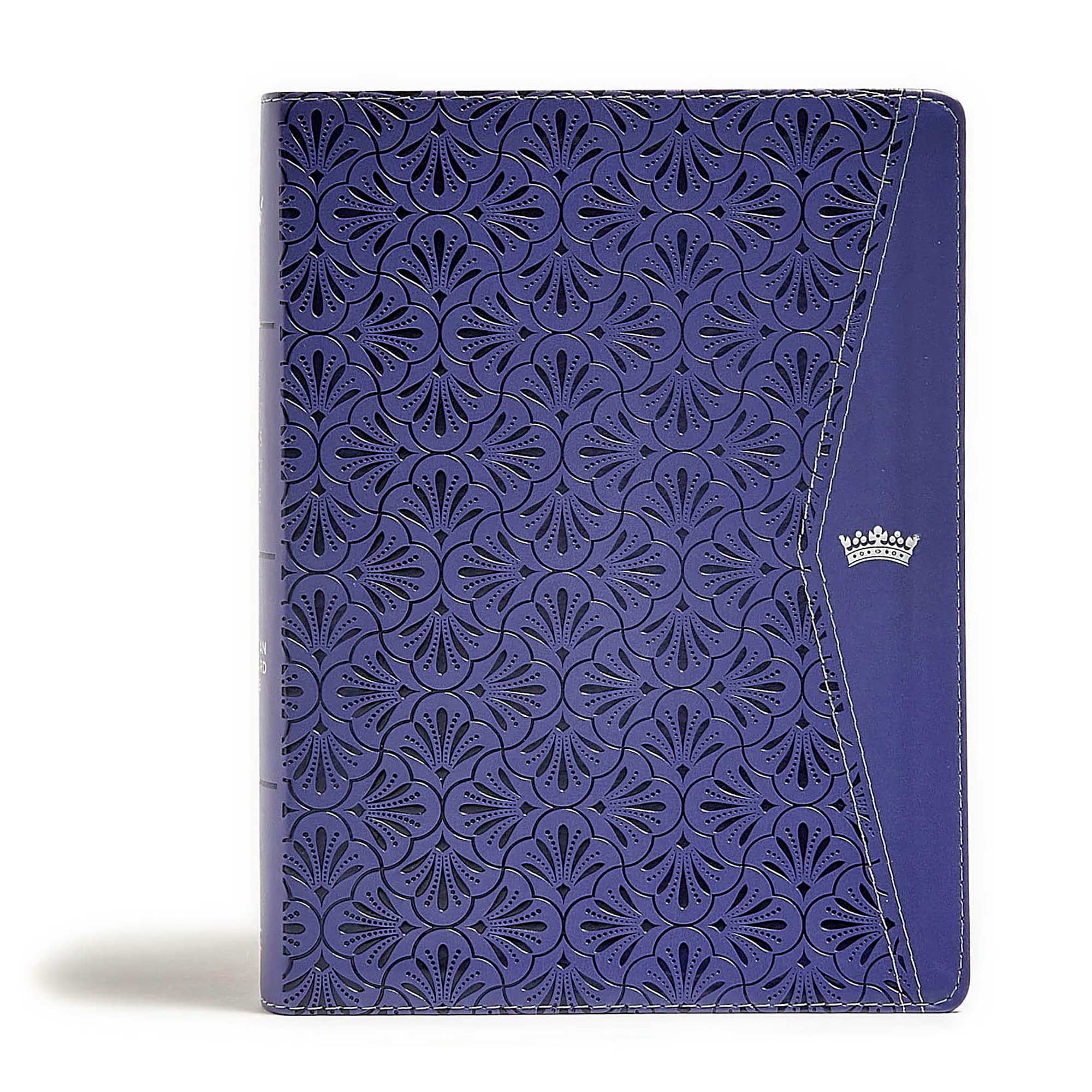 CSB Tony Evans Study Bible, Purple LeatherTouch, Black Letter, Study Notes and Commentary, Articles, Videos, Charts, EasytoRea,Used