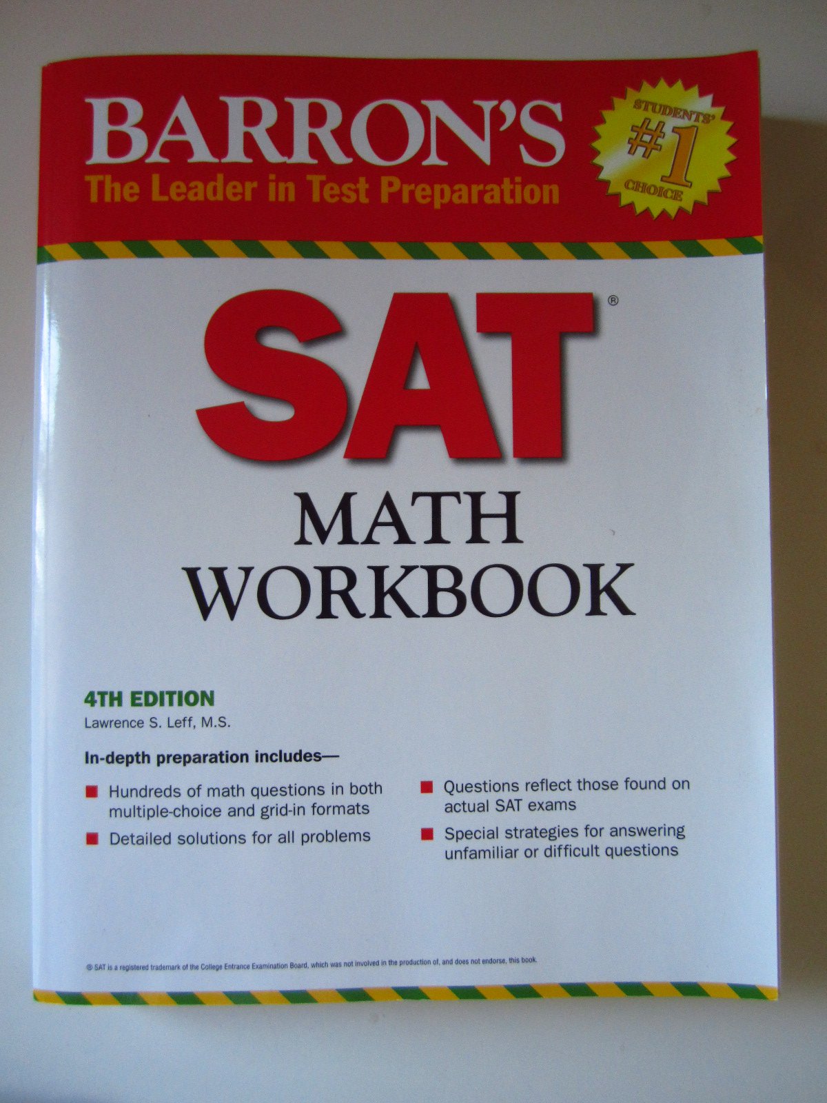 Barron's Sat Math (Barron's: The Leader in Test Preparation),Used