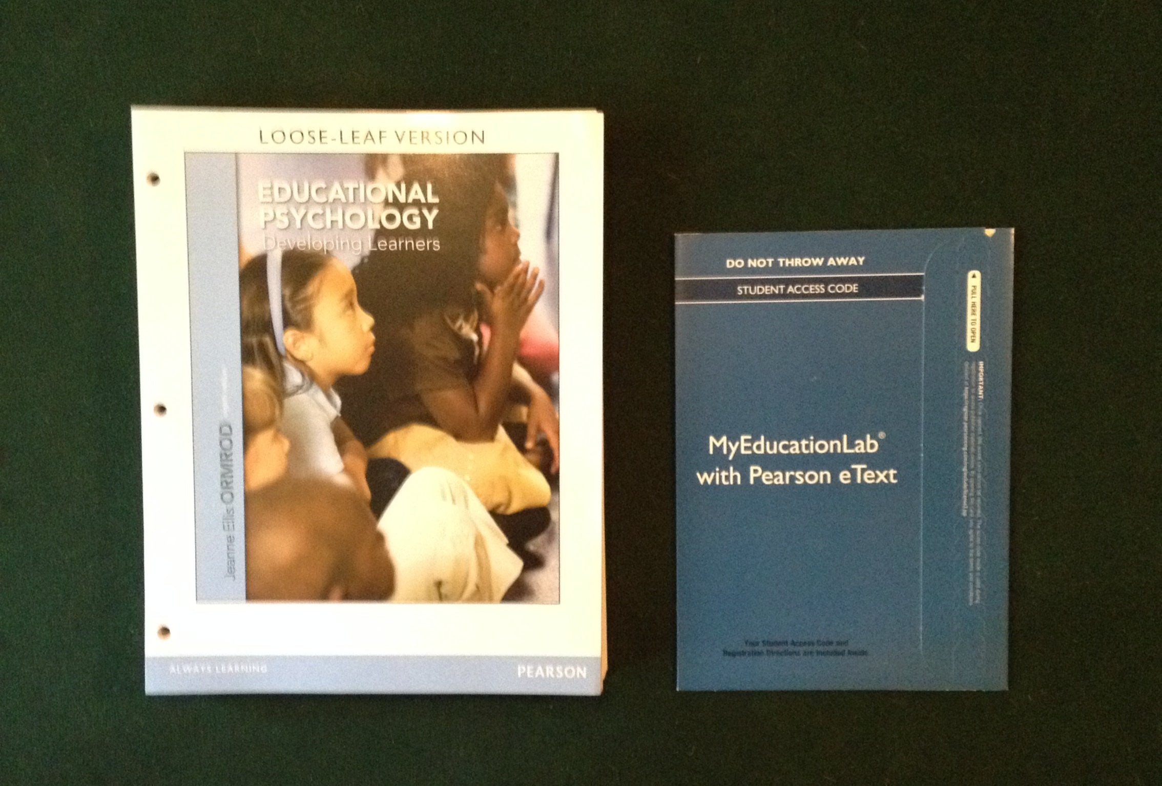 Educational Psychology: Developing Learners,Used