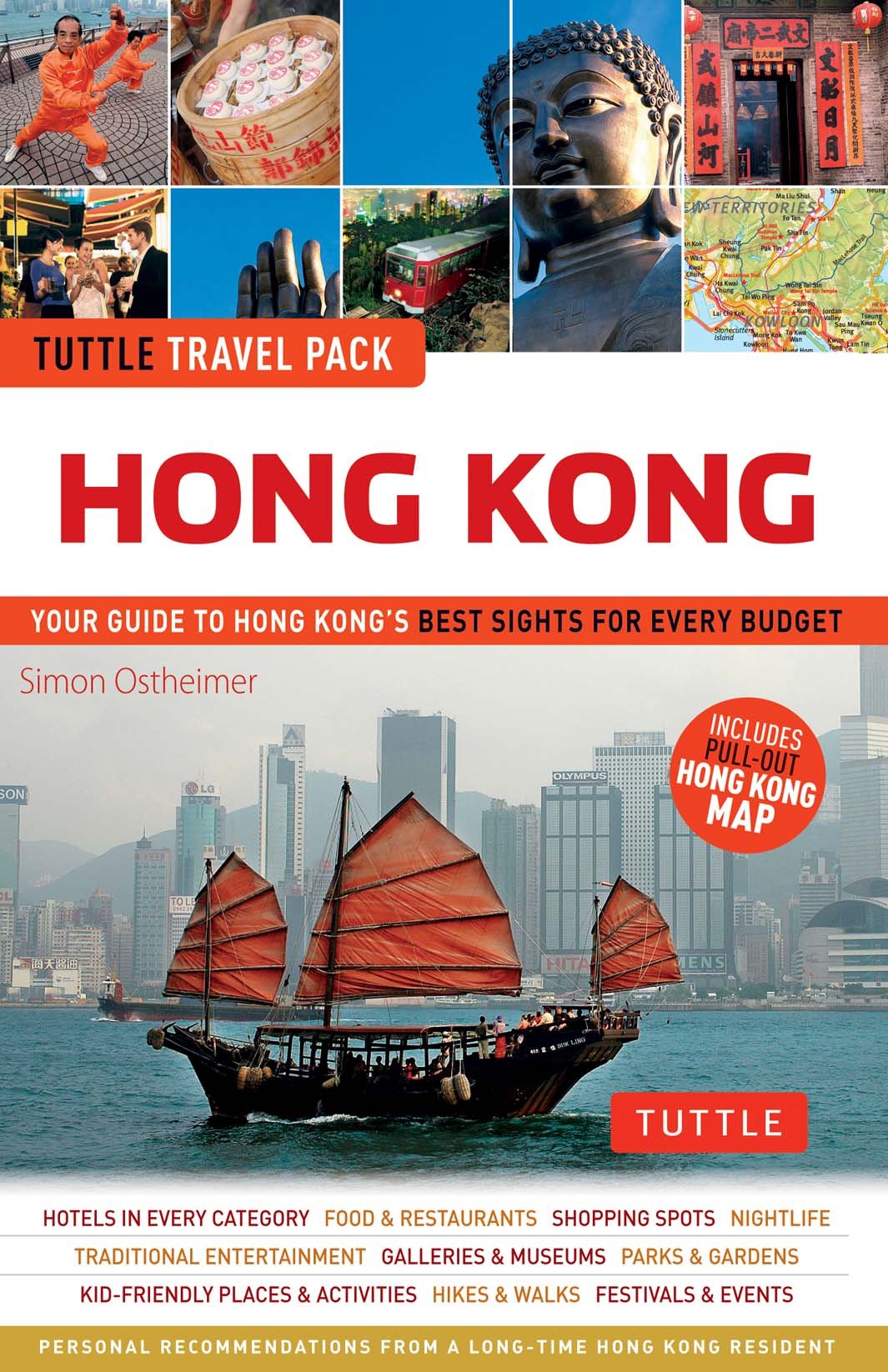 Hong Kong Tuttle Travel Pack: Your Guide To Hong Kong'S Best Sights For Every Budget (Tuttle Travel Guide & Map),Used