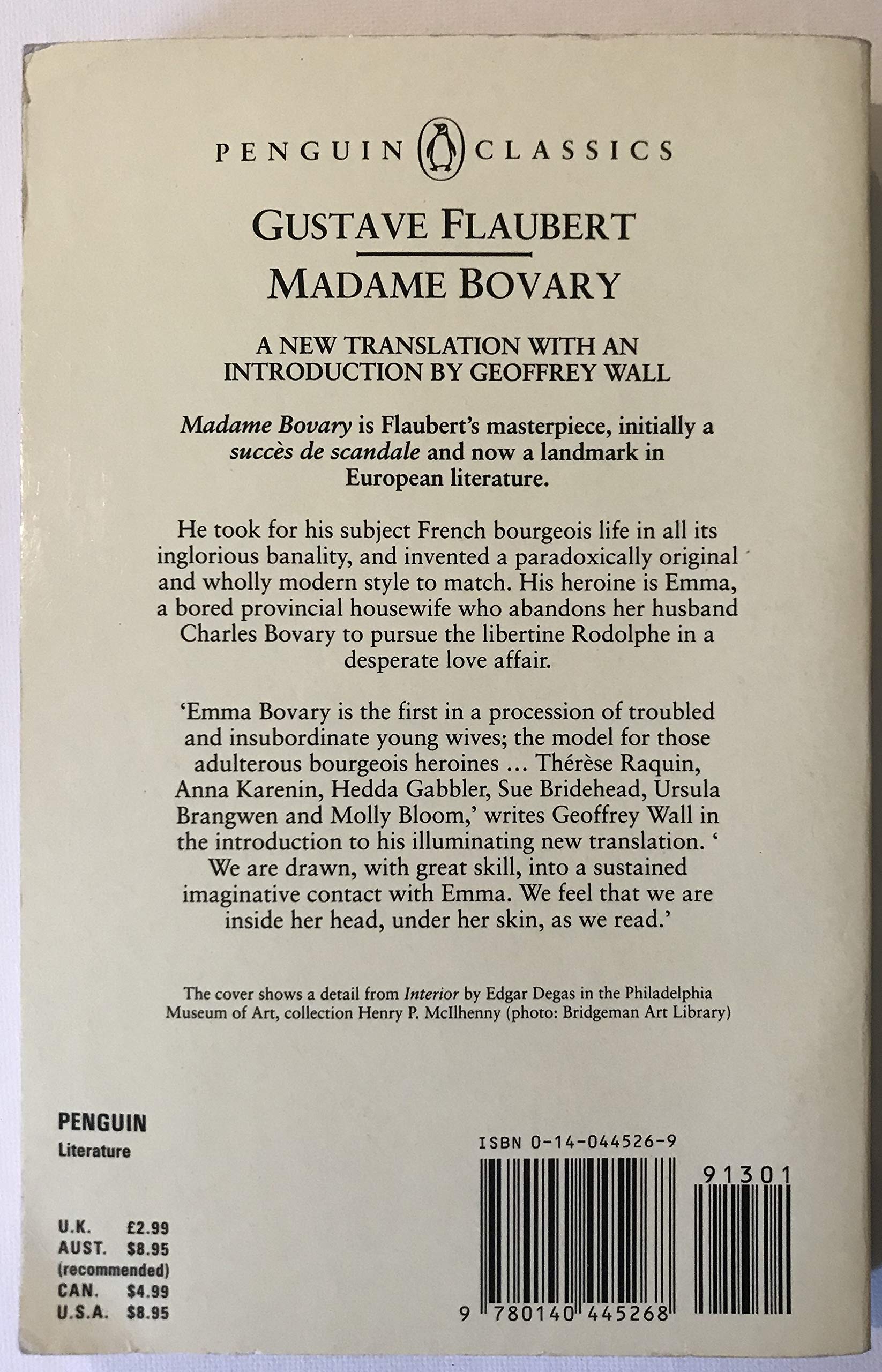 Madame Bovary: Provincial Lives,Used