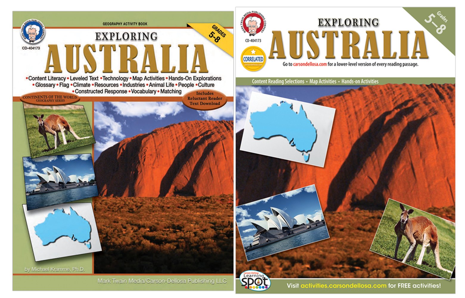 Mark Twain Exploring Australia, Grades 5 8 (Continents of the World),Used