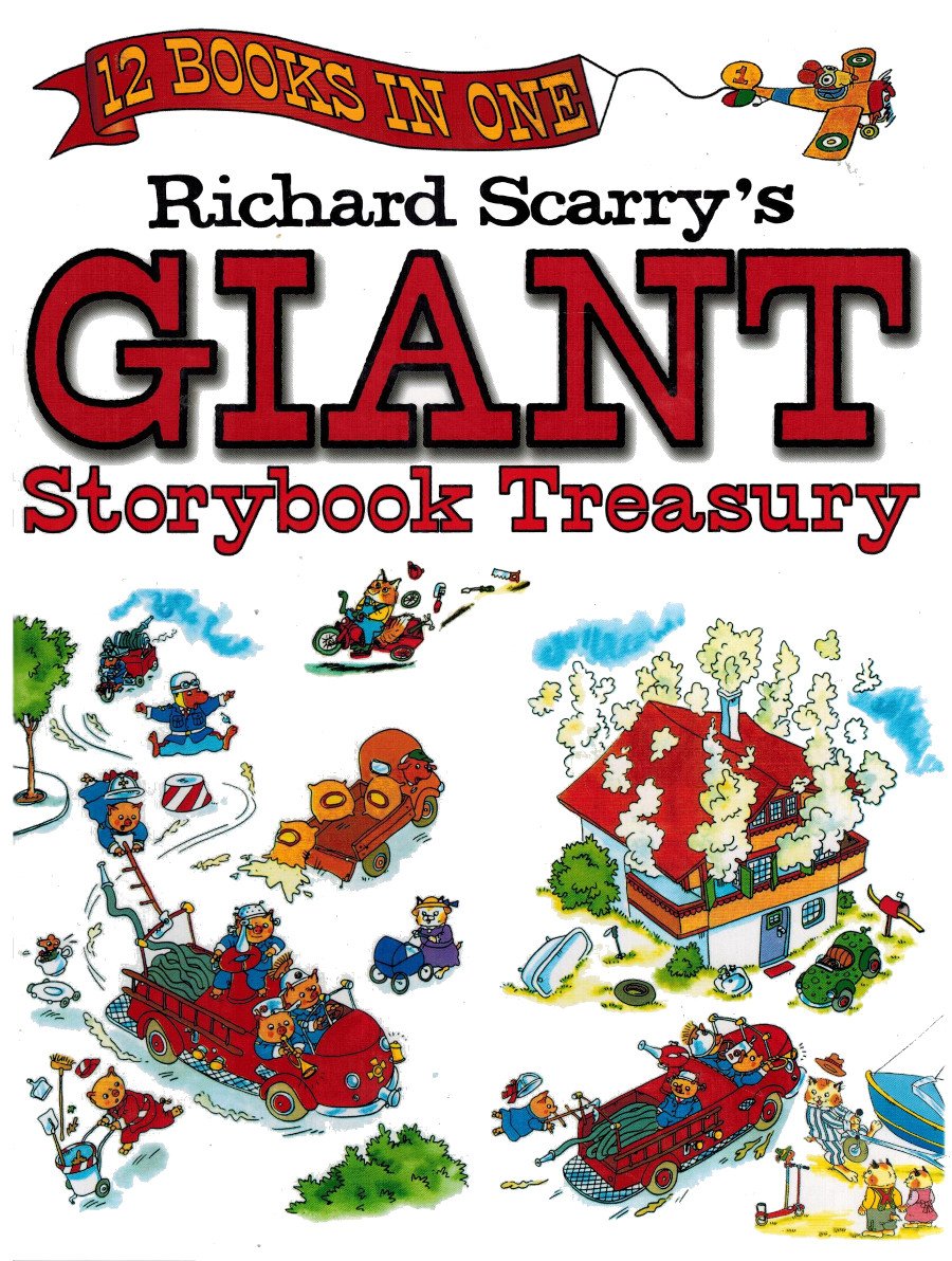 Richard Scarry's Giant Storybook Treasury: 12 Books in One,Used