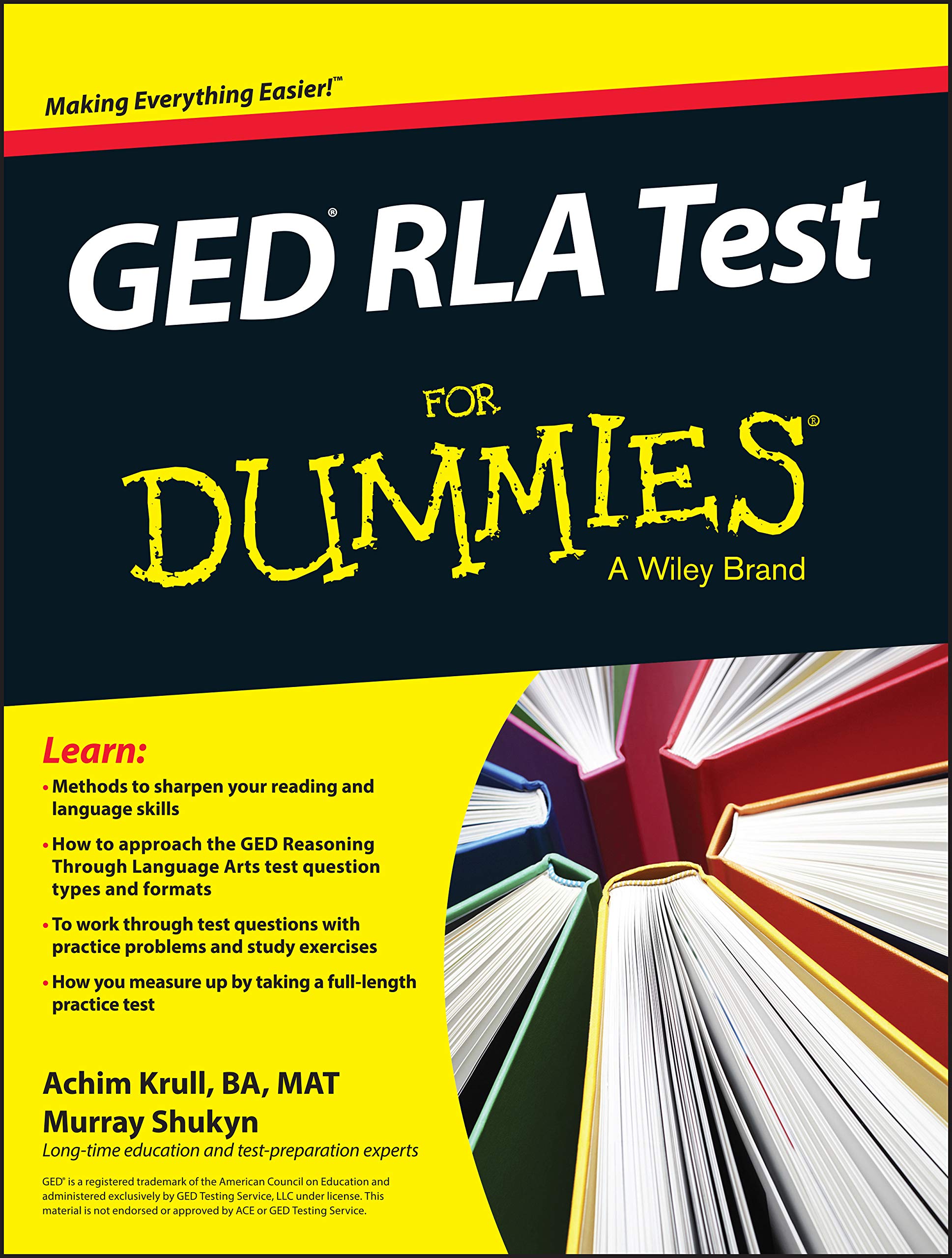 GED RLA For Dummies,Used