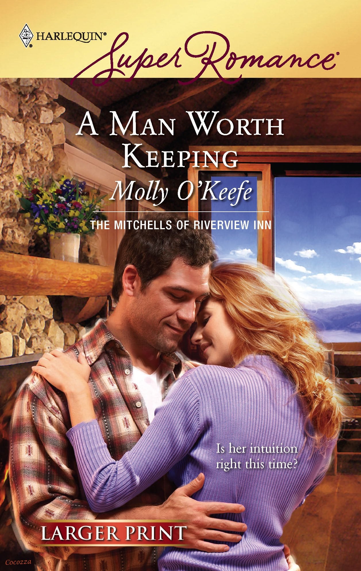 A Man Worth Keeping (The Mitchells of Riverview Inn),Used