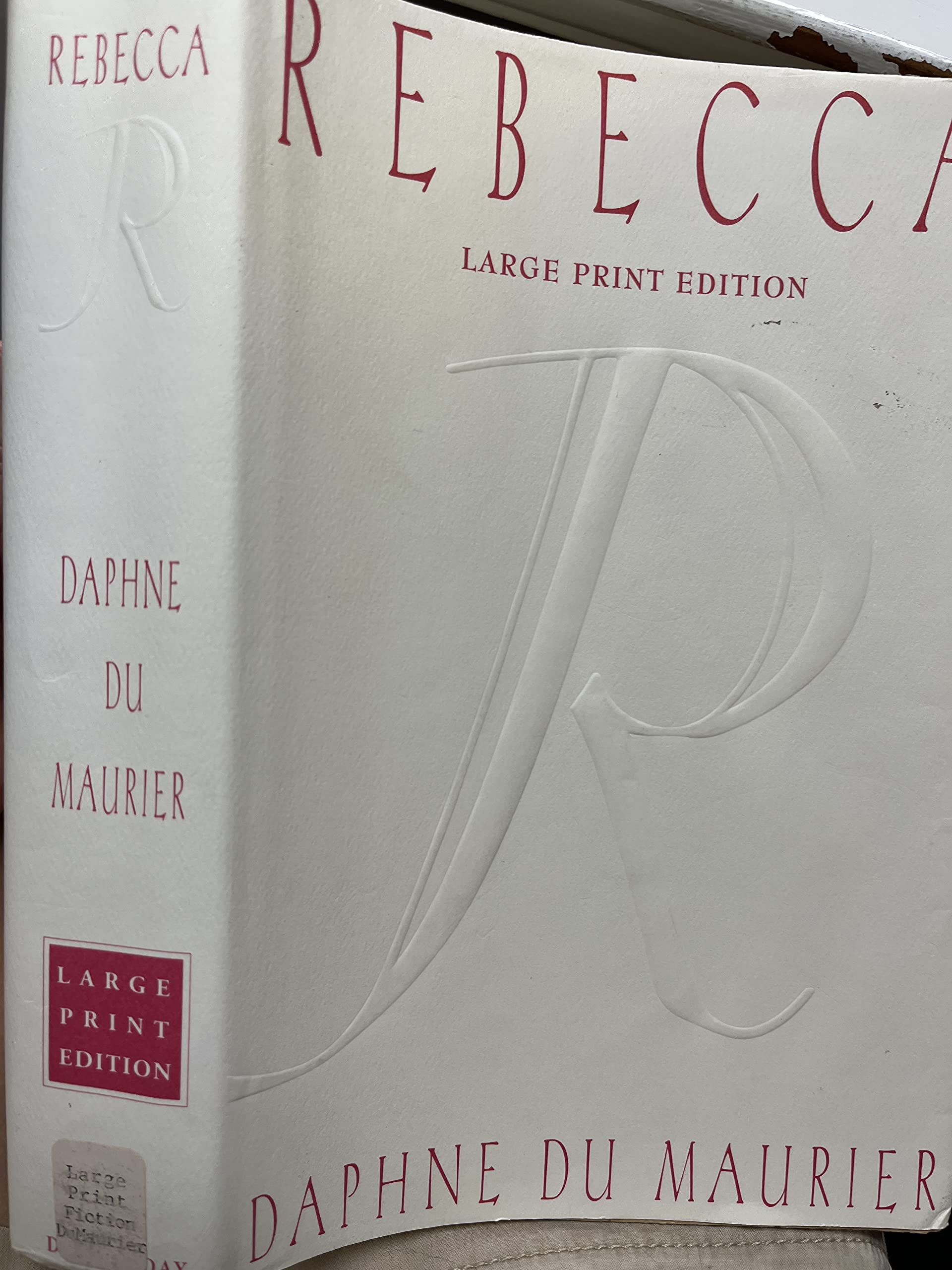 Rebecca (Large Print),Used