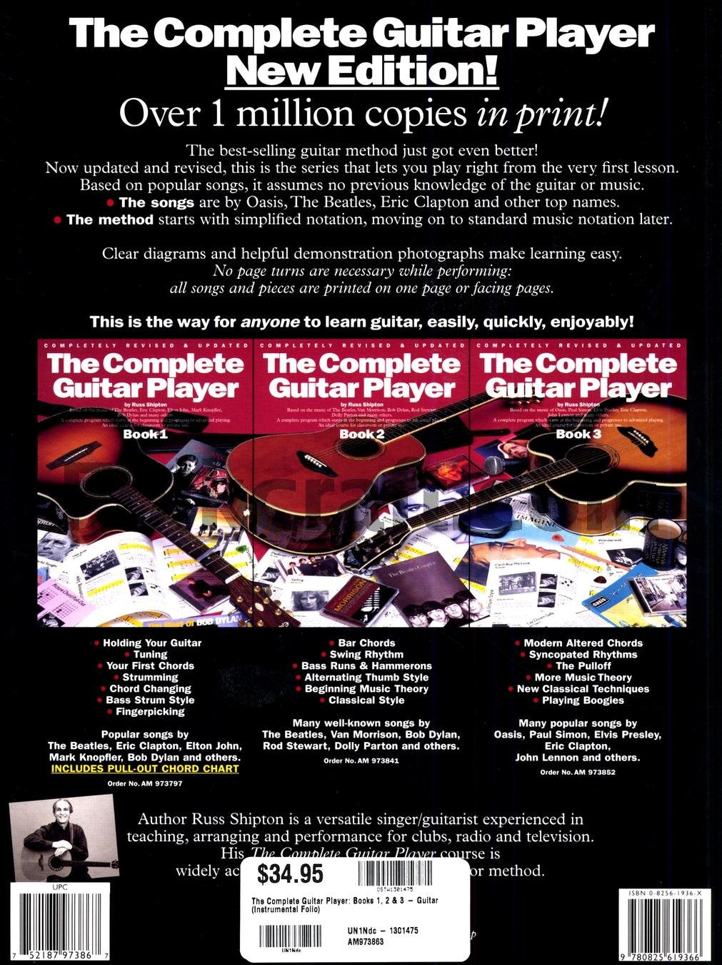 The Complete Guitar Player Books 1, 2 & 3 Omnibus Edition Book/Online Audio,New