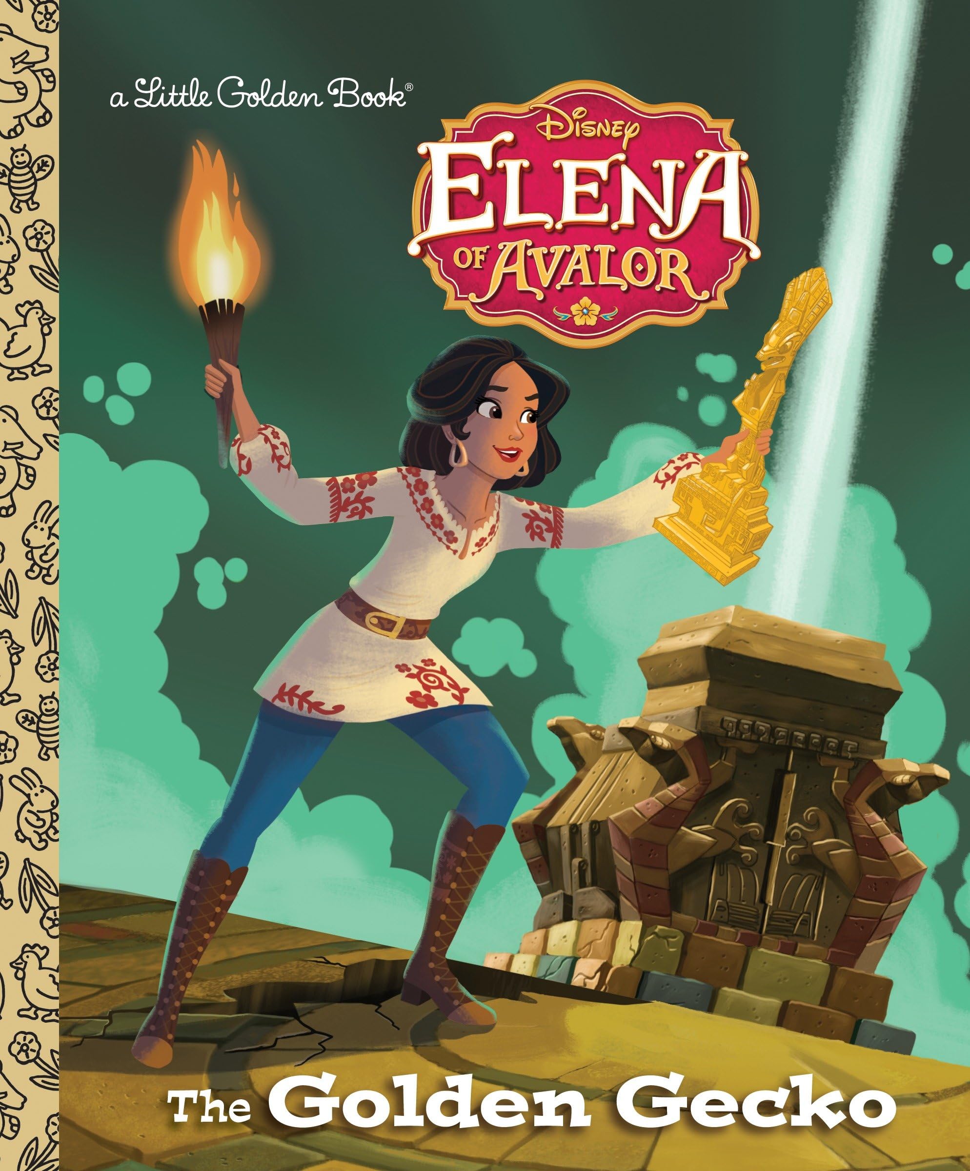 The Golden Gecko (Disney Elena of Avalor) (Little Golden Book),Used