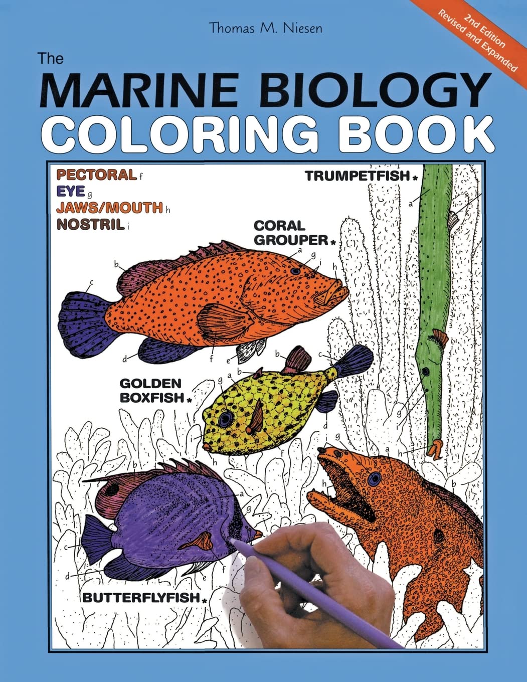 The Marine Biology Coloring Book, Second Edition,New