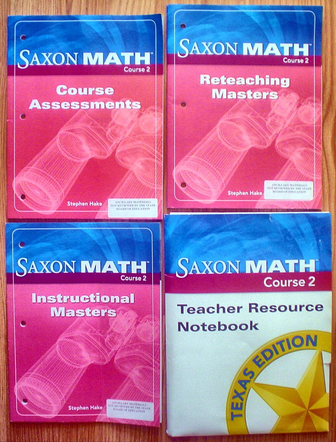 Saxon Math, Course 2: Course Assessments,Used