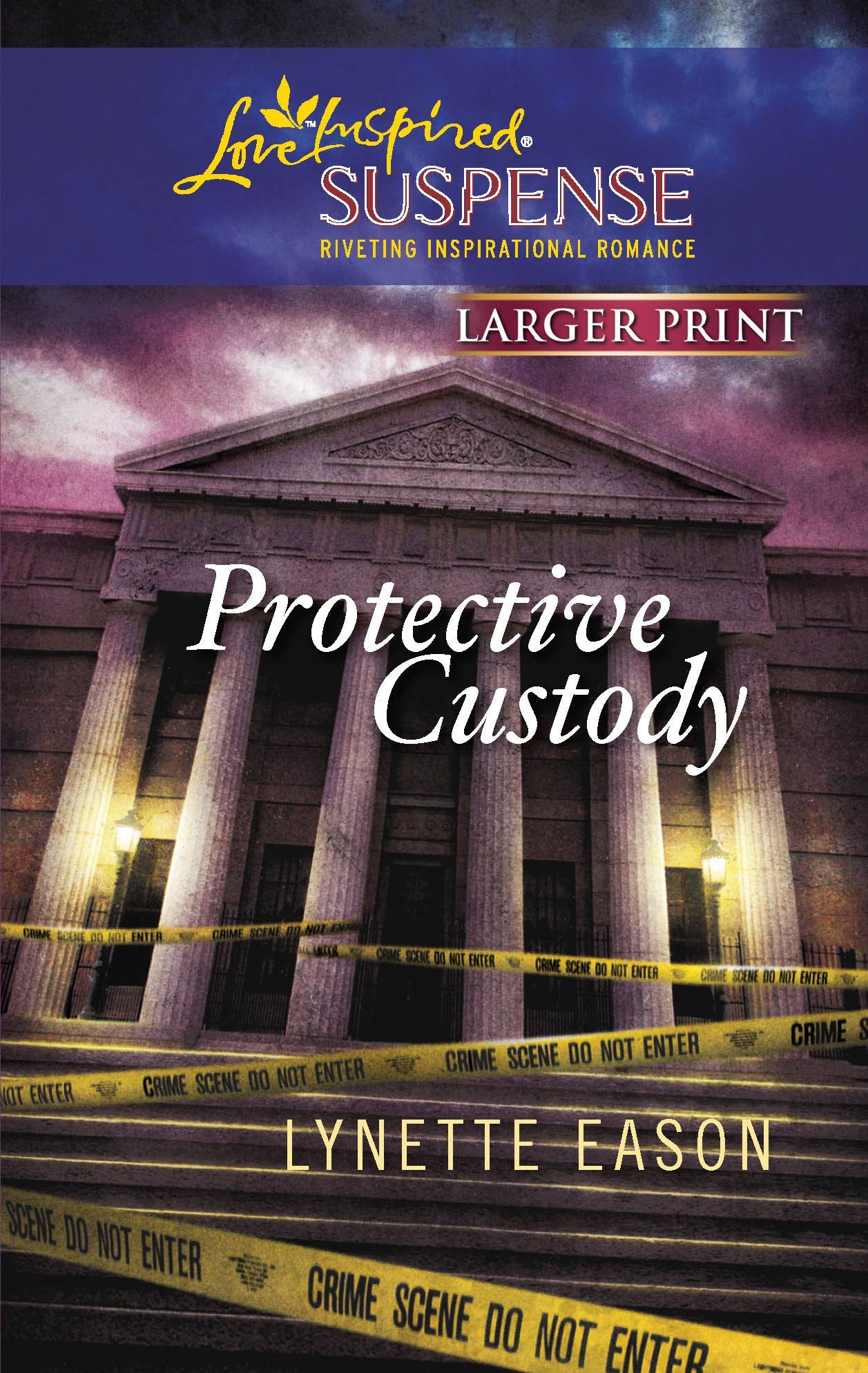 Protective Custody (Larger Print Love Inspired Suspense #208),Used