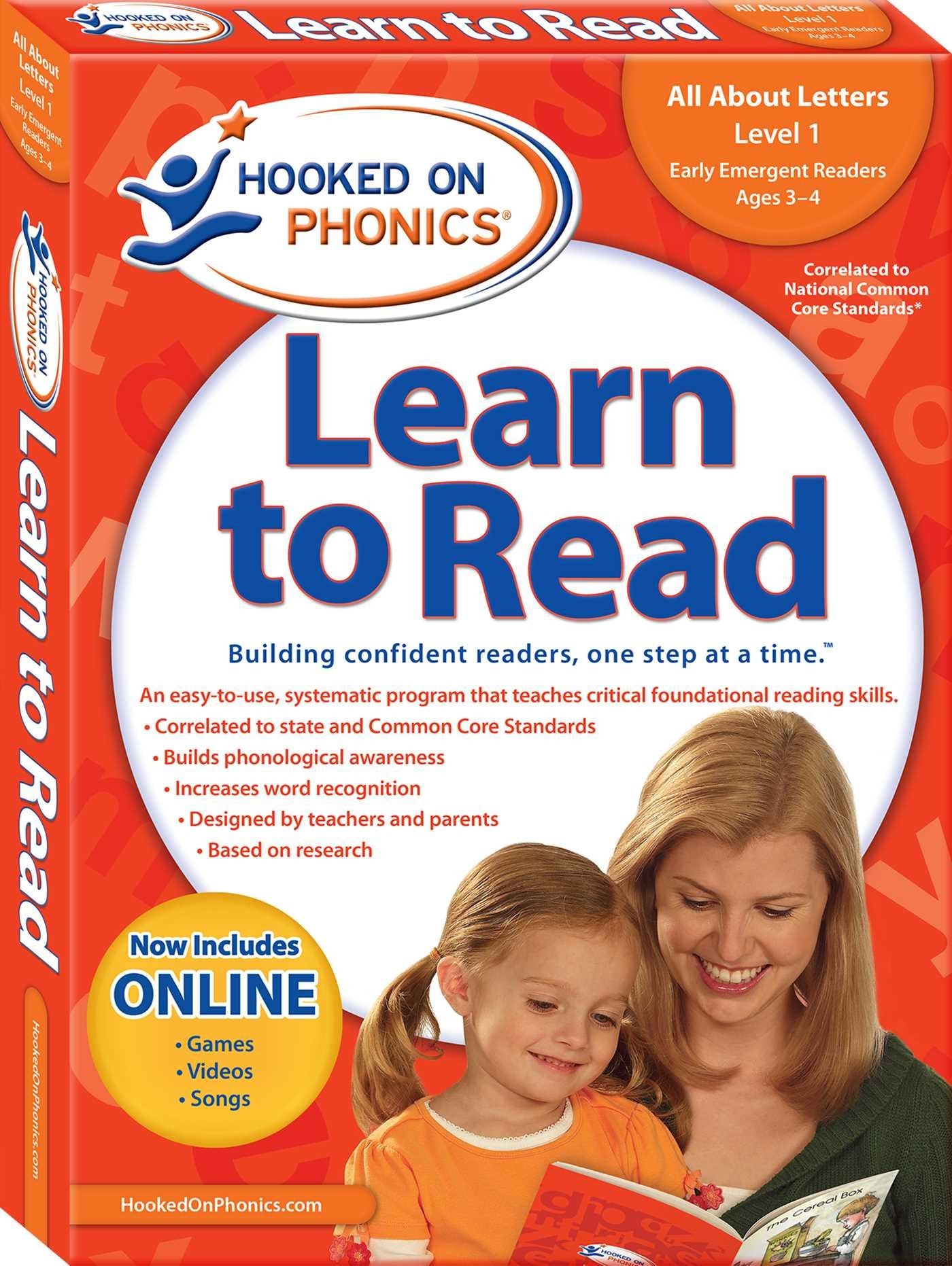 Hooked on Phonics Learn to Read  Level 1: All About Letters (Early Emergent Readers  PreK  Ages 34) (1),Used