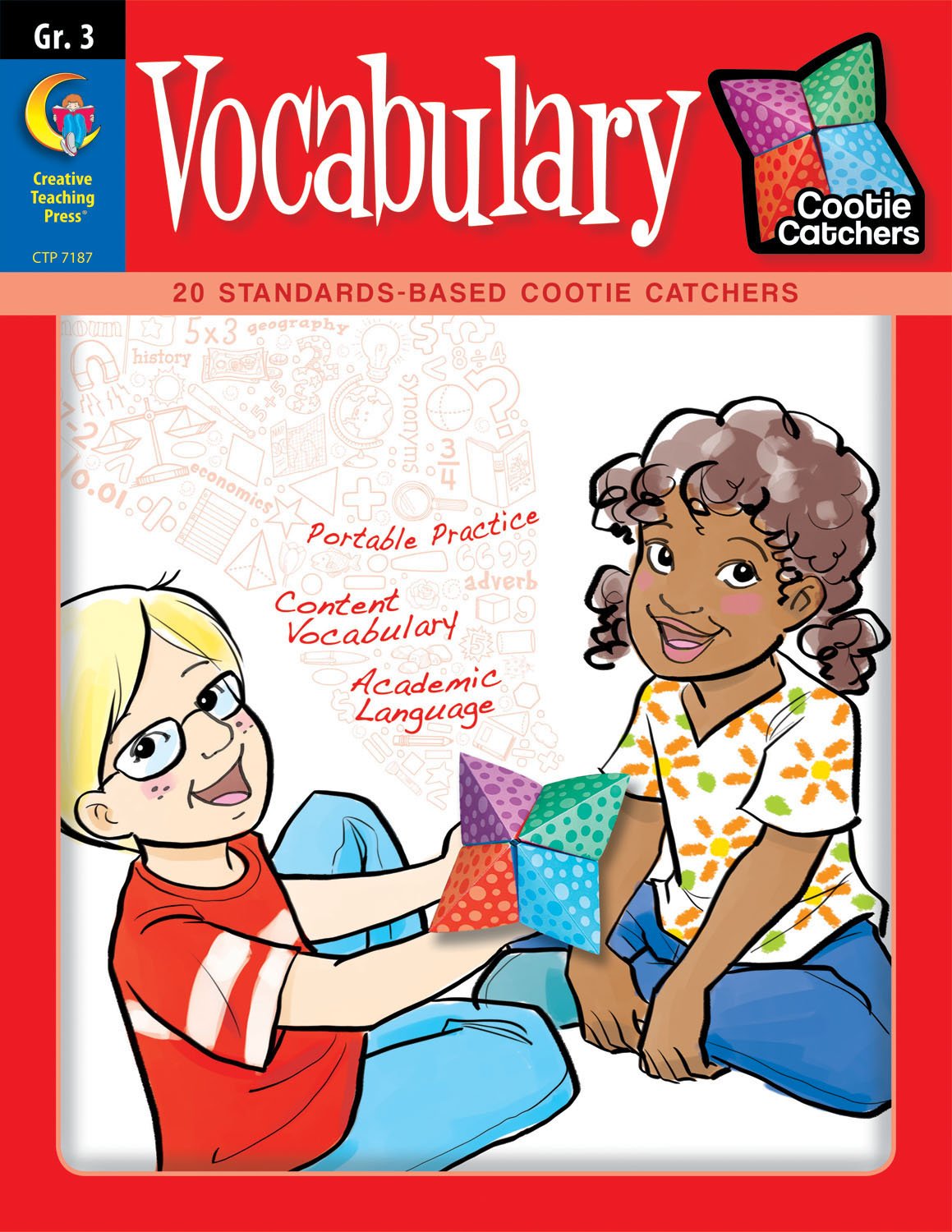 Cootie Catchers: Vocabulary, Grade 3,Used