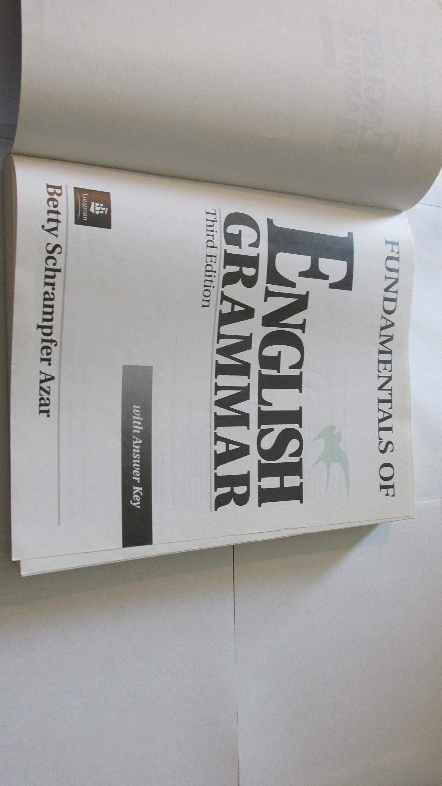 Fundamentals of English Grammar, Third Edition (Full Student Book with Answer Key),Used