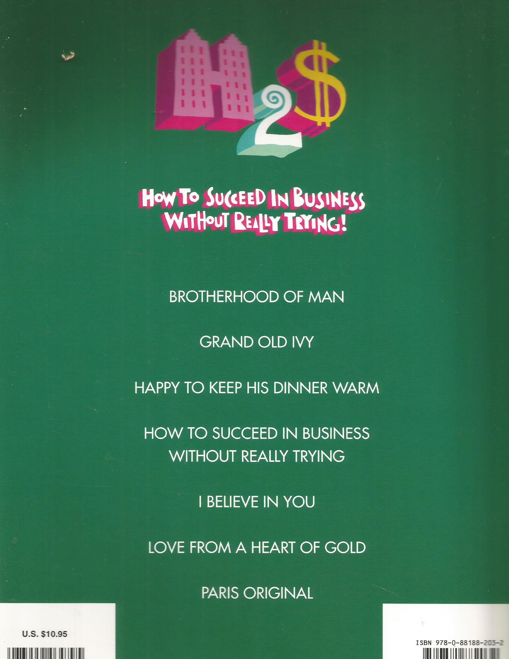 How to Succeed in Business Without Really Trying (Vocal Selections),New