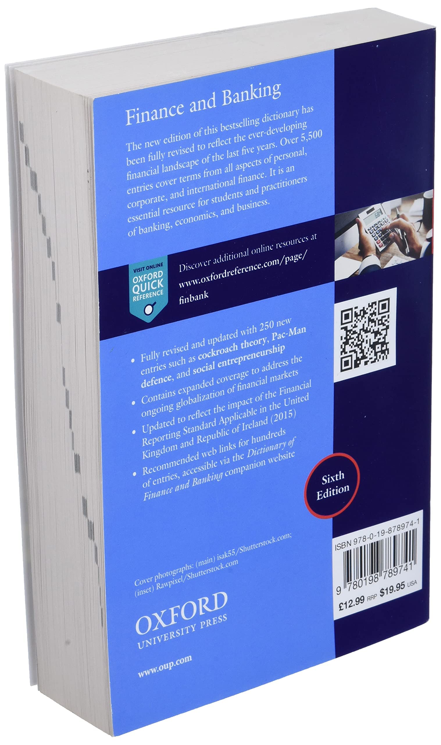 A Dictionary of Finance and Banking (Oxford Quick Reference),New