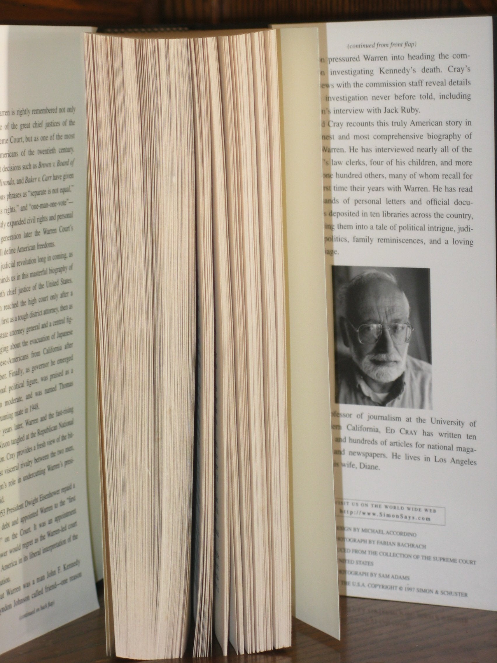 CHIEF JUSTICE: A Biography of Earl Warren,Used