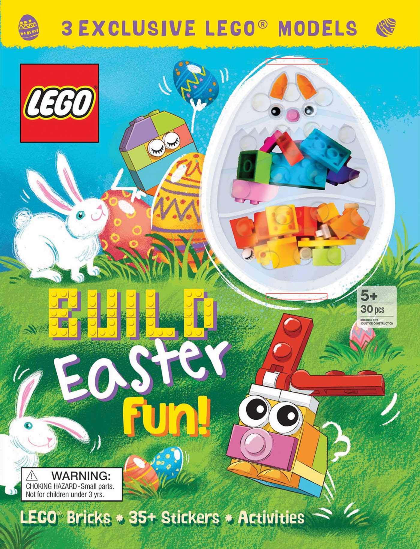 Lego Books: Build Easter Fun (Activity Book With Minifigure),New