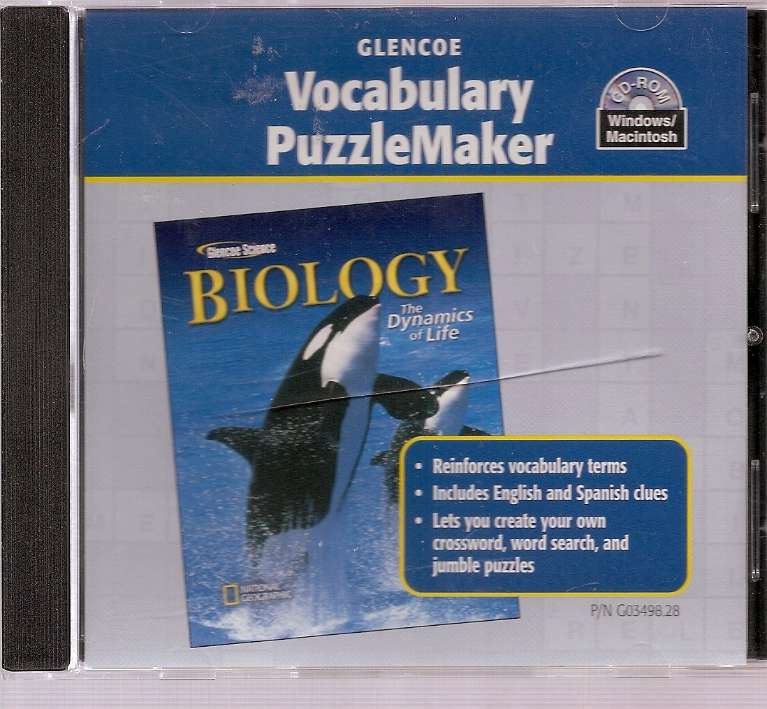 Biology Vocabulary PuzzleMaker 04,Used