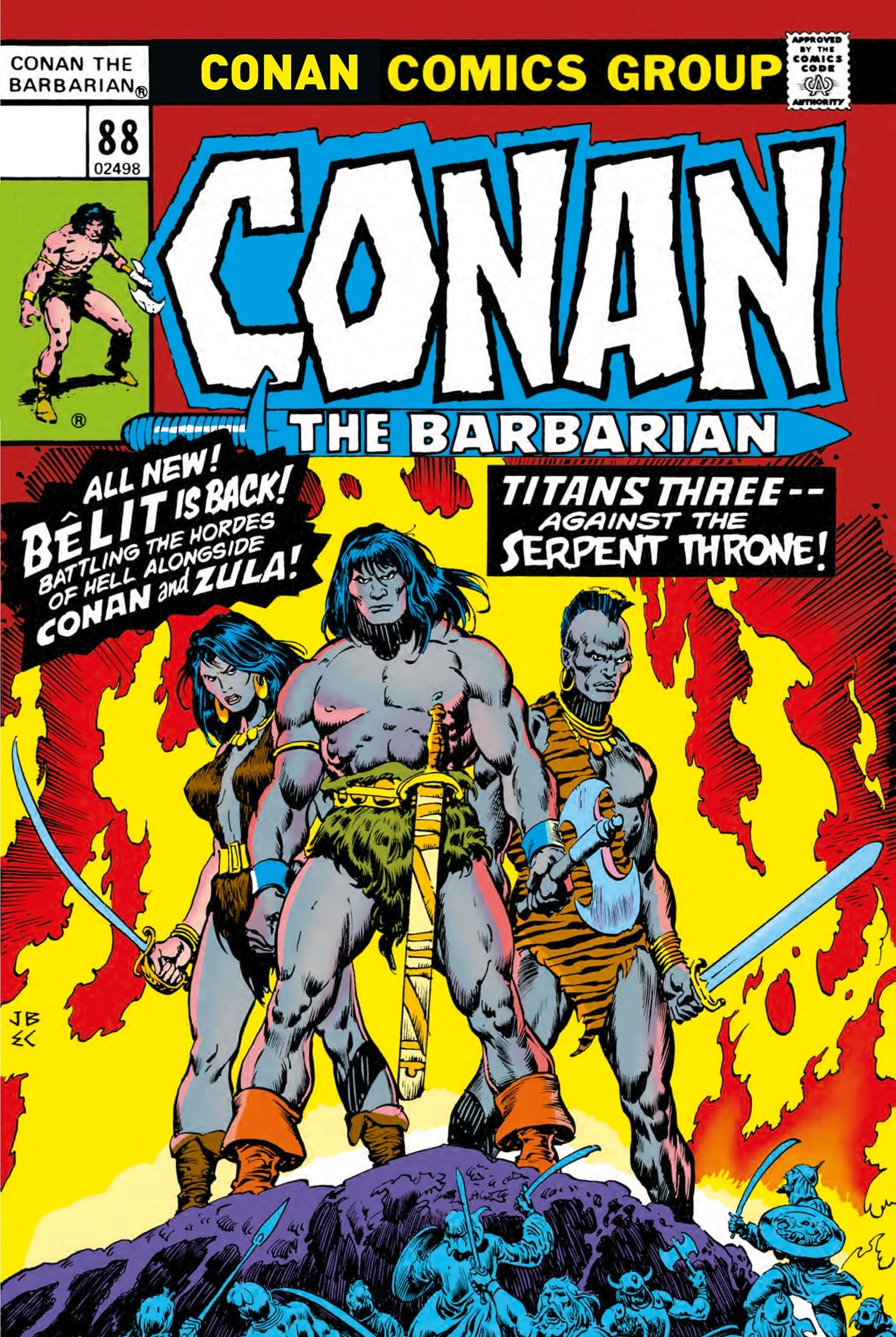 Conan The Barbarian: The Original Comics Omnibus Vol.4,New
