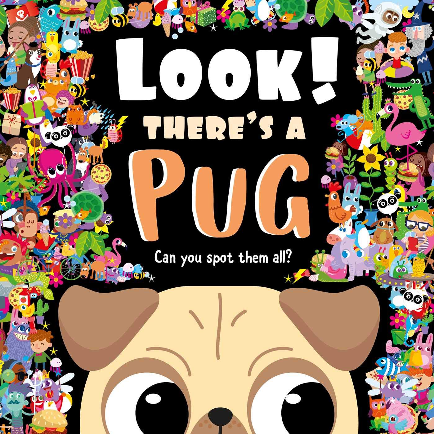 Look! There's a Pug: Look and Find Book,Used