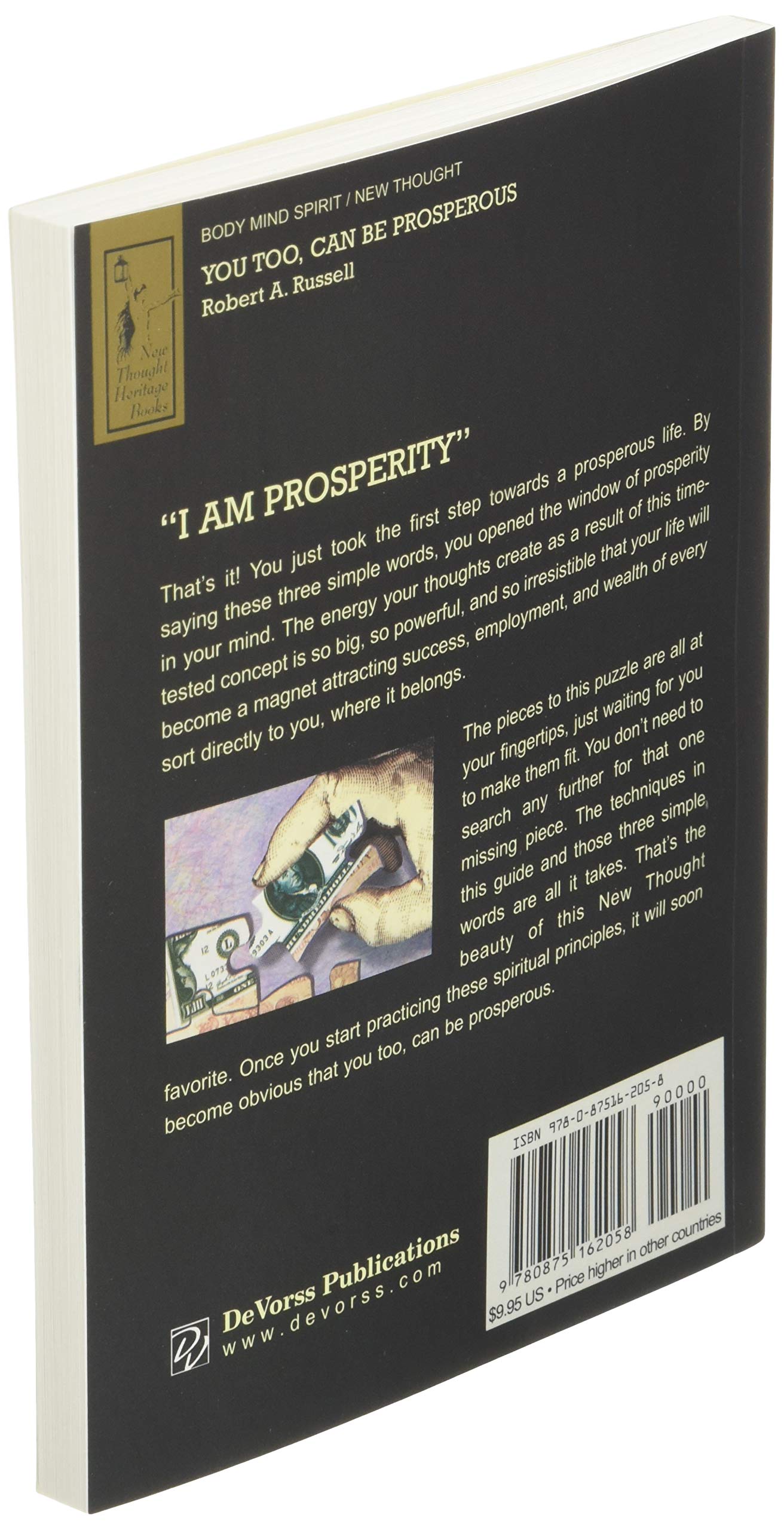 YOU TOO CAN BE PROSPEROUS: The Spiritual Secrets of Abundance and Prosperity,Used