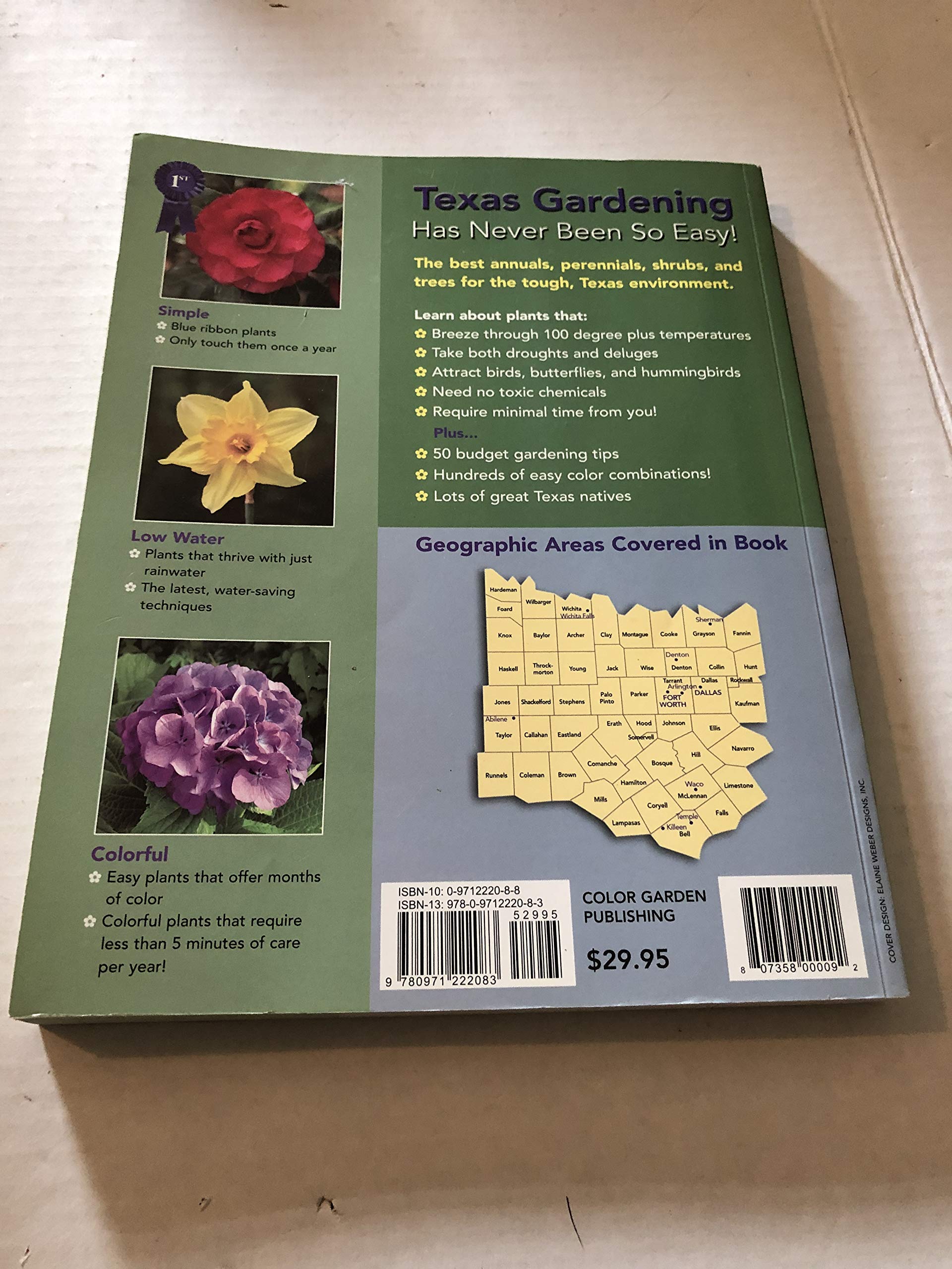 Easy Gardens for North Central Texas,Used