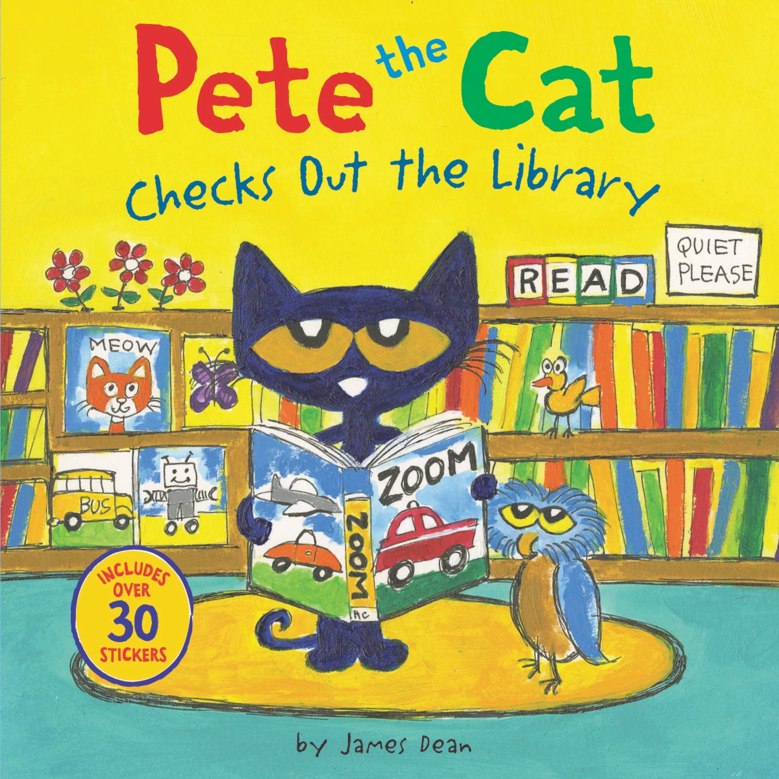Pete The Cat Checks Out The Library,New
