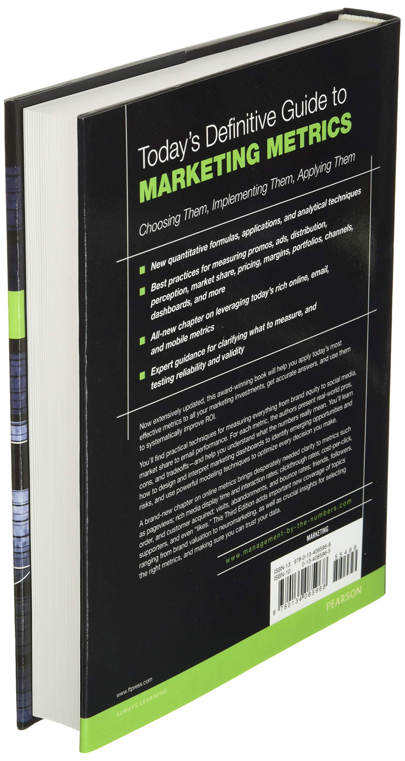 Marketing Metrics: The Manager's Guide to Measuring Marketing Performance,Used