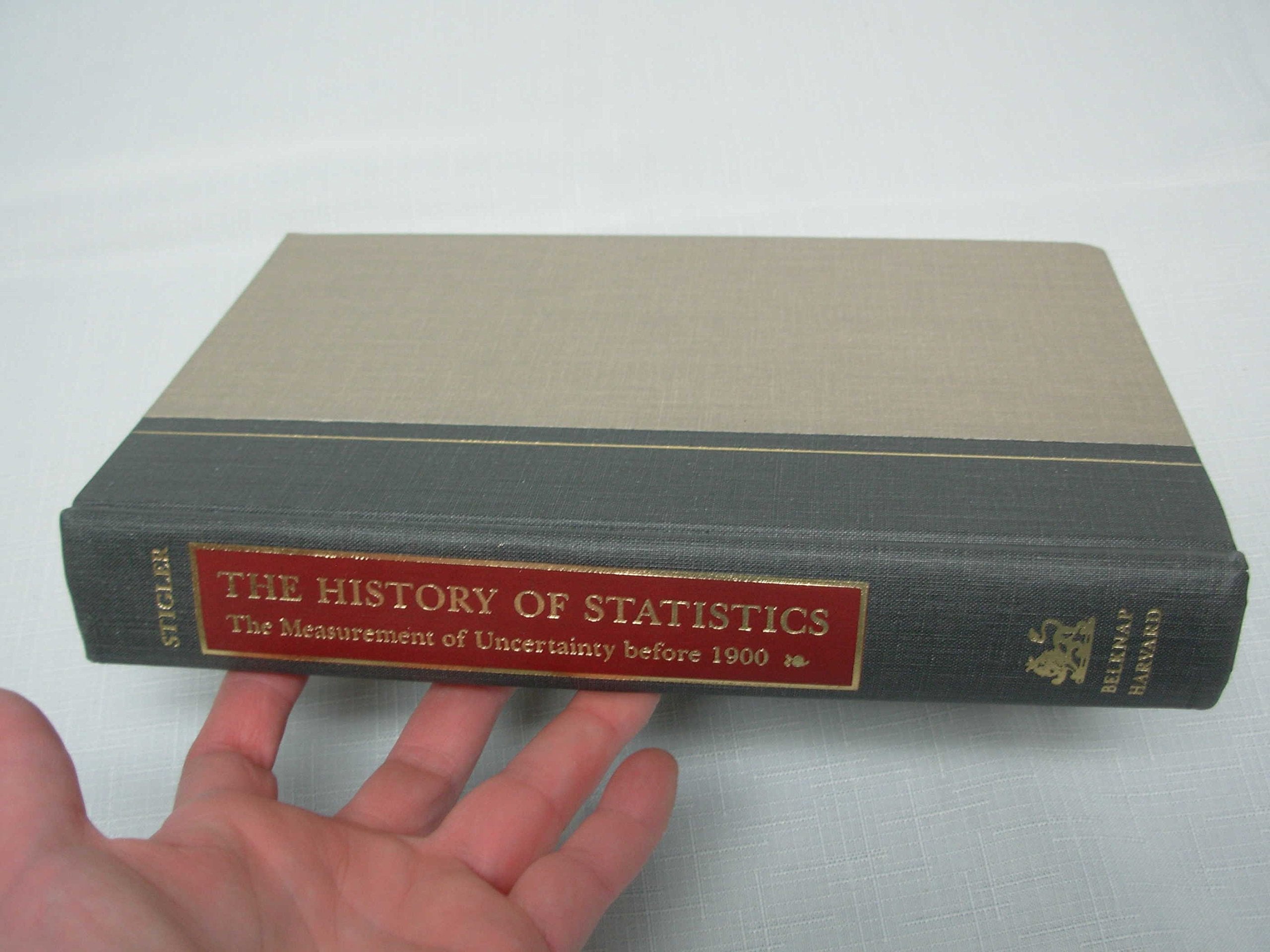 The History Of Statistics: The Measurement Of Uncertainty Before 1900,New