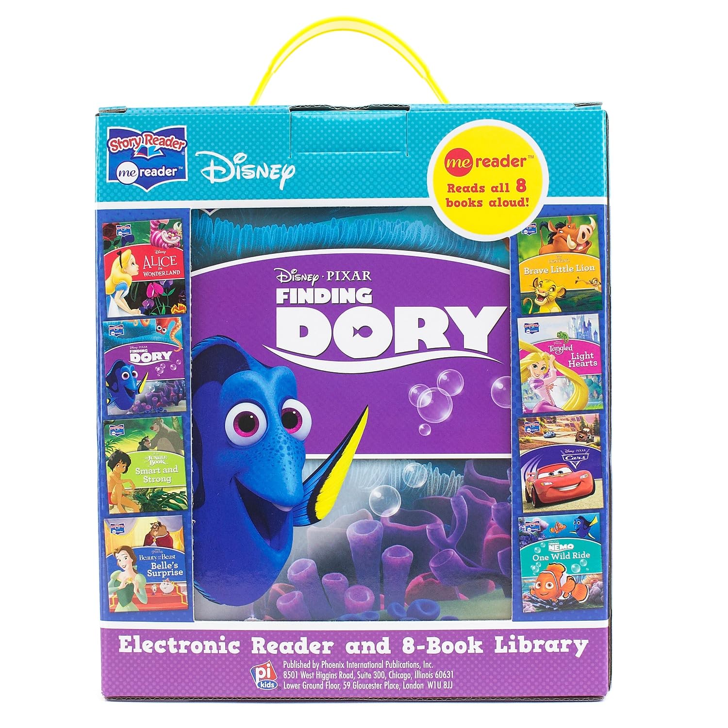 Disney Friends  Lion King, Cars, Princess, and More!  Me Reader Electronic Reader and 8 Sound Book Library  PI Kids,Used
