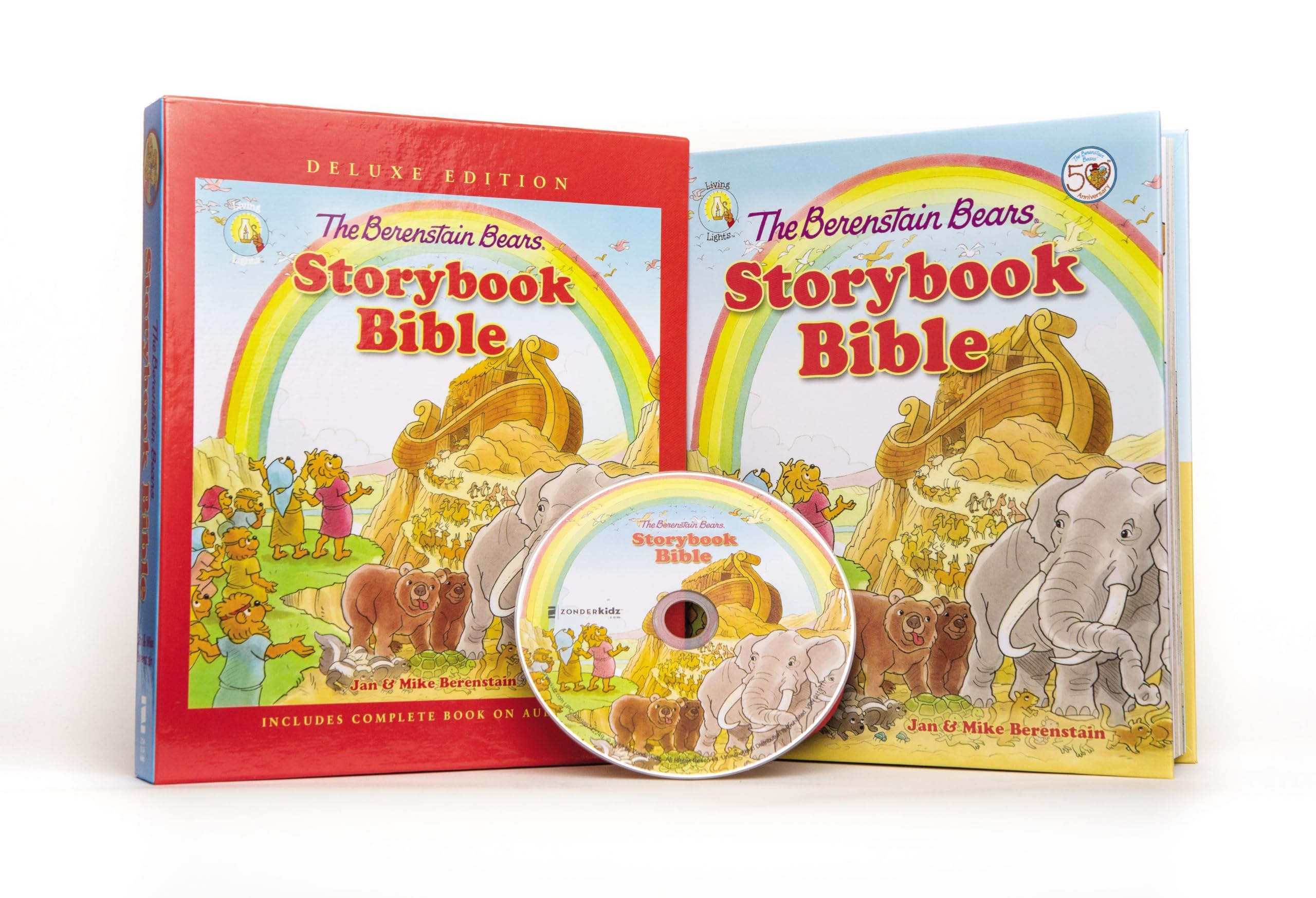 The Berenstain Bears Storybook Bible Deluxe Edition: With CDs (Berenstain Bears/Living Lights: A Faith Story),Used