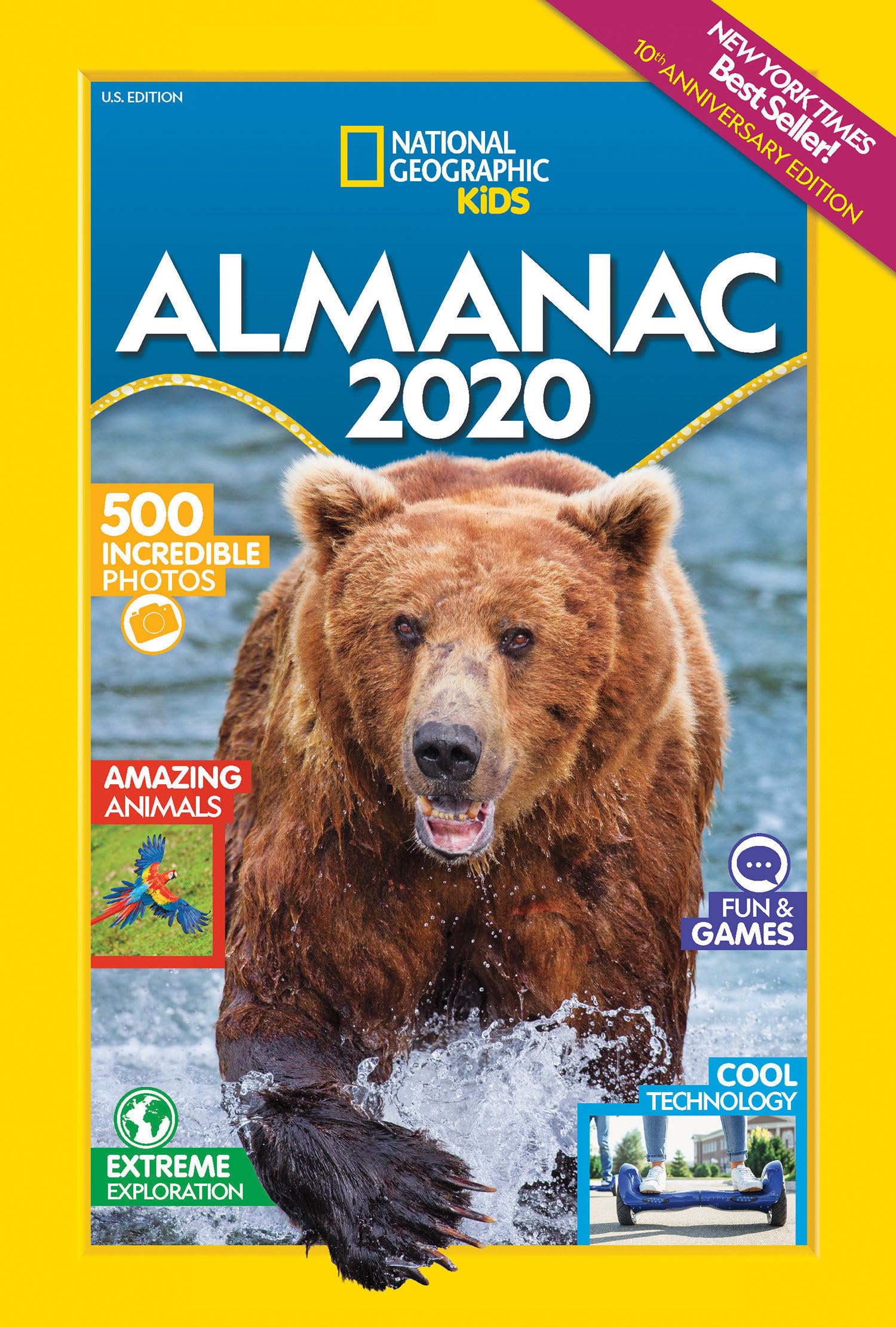 National Geographic Kids Almanac 2020 (National Geographic Almanacs),Used
