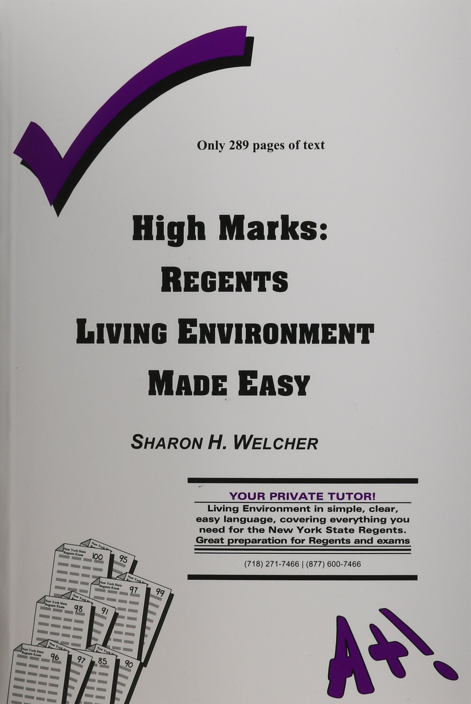 High Marks: Regents Living Environment Made Easy,New