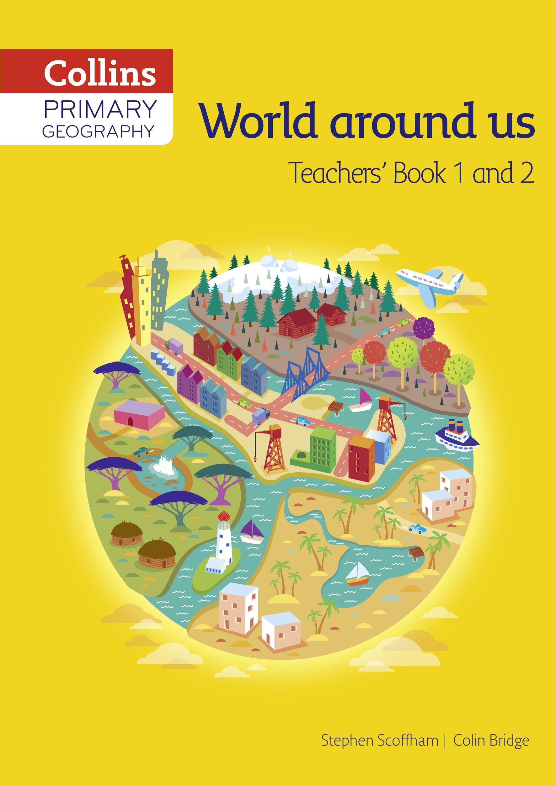 Collins Primary Geography Teachers Guide Book 1 & 2,Used